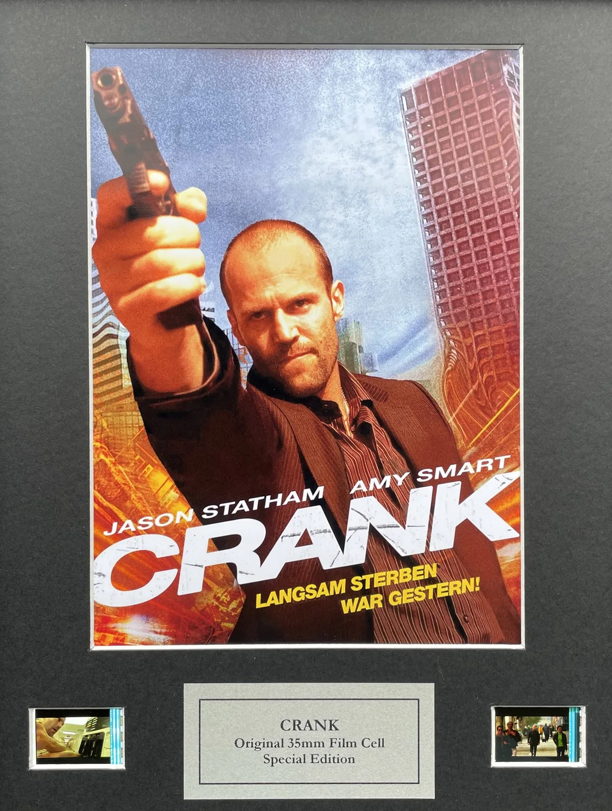 CRANK of 2006 Original 35mm Film Cells set within Quality Wood Frame + COA, изображение 2