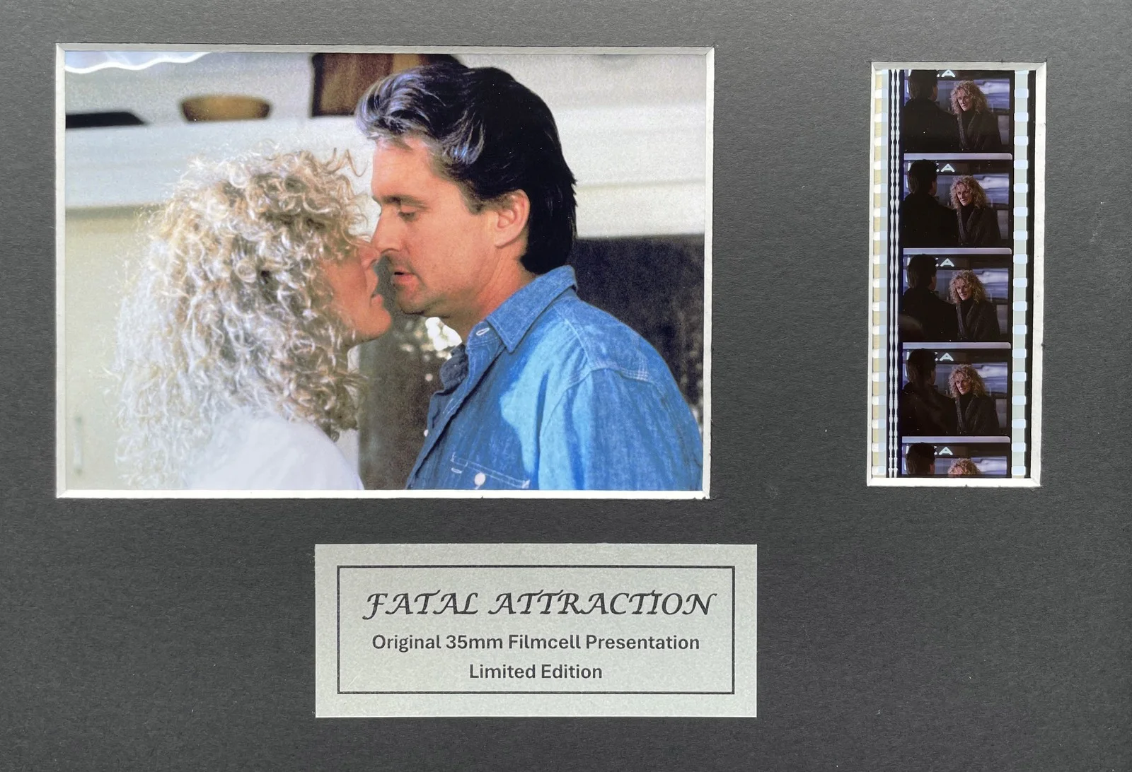FATAL ATTRACTION Original 35mm Film Cells set within Quality Wood Frame + COA v1, image 2