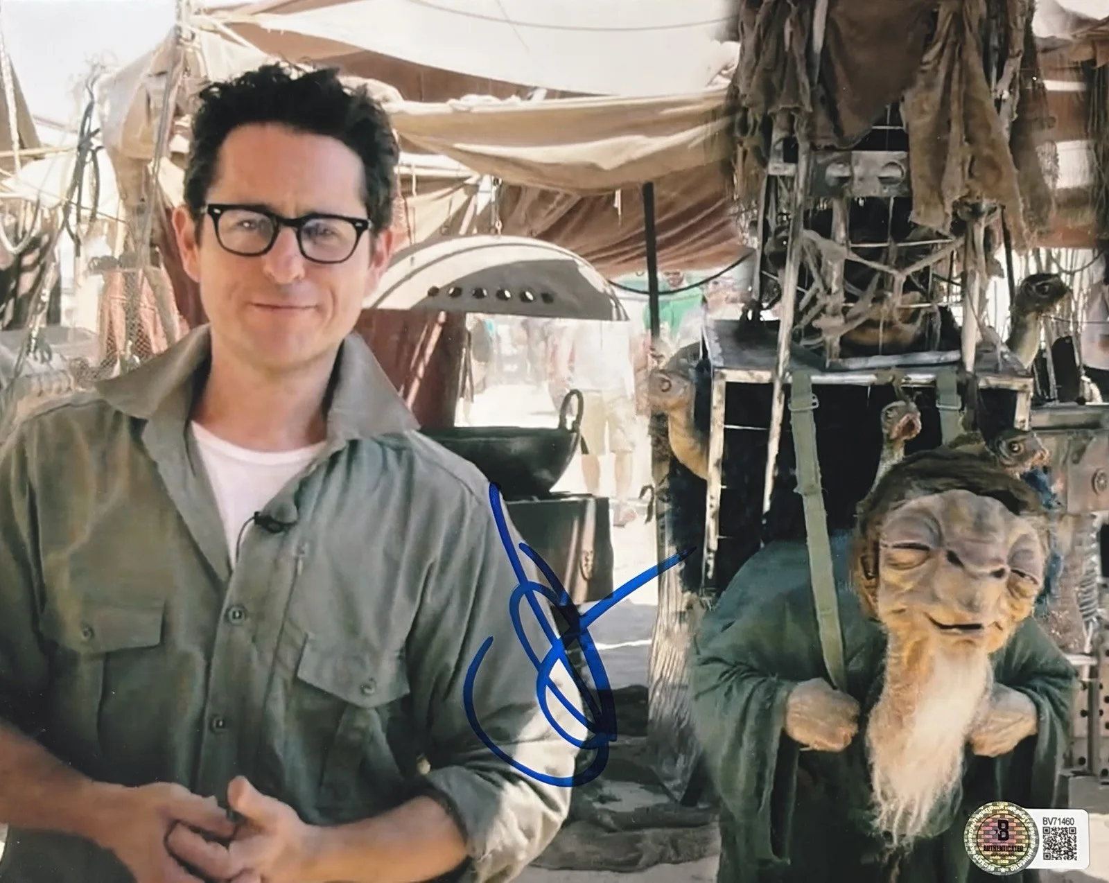 JJ Abrams — JJ Abrams Signed Star Wars The Force Awakens 8x10 photo BAS COA Autograph