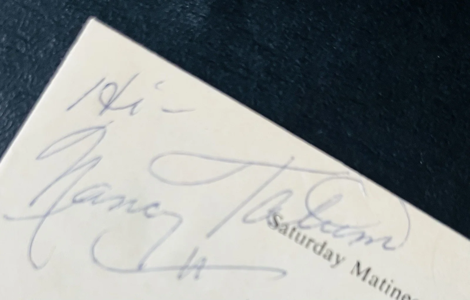 Nancy Tatum Kenneth Collins Mariana Niculescu Autographed Program Opera, image 2