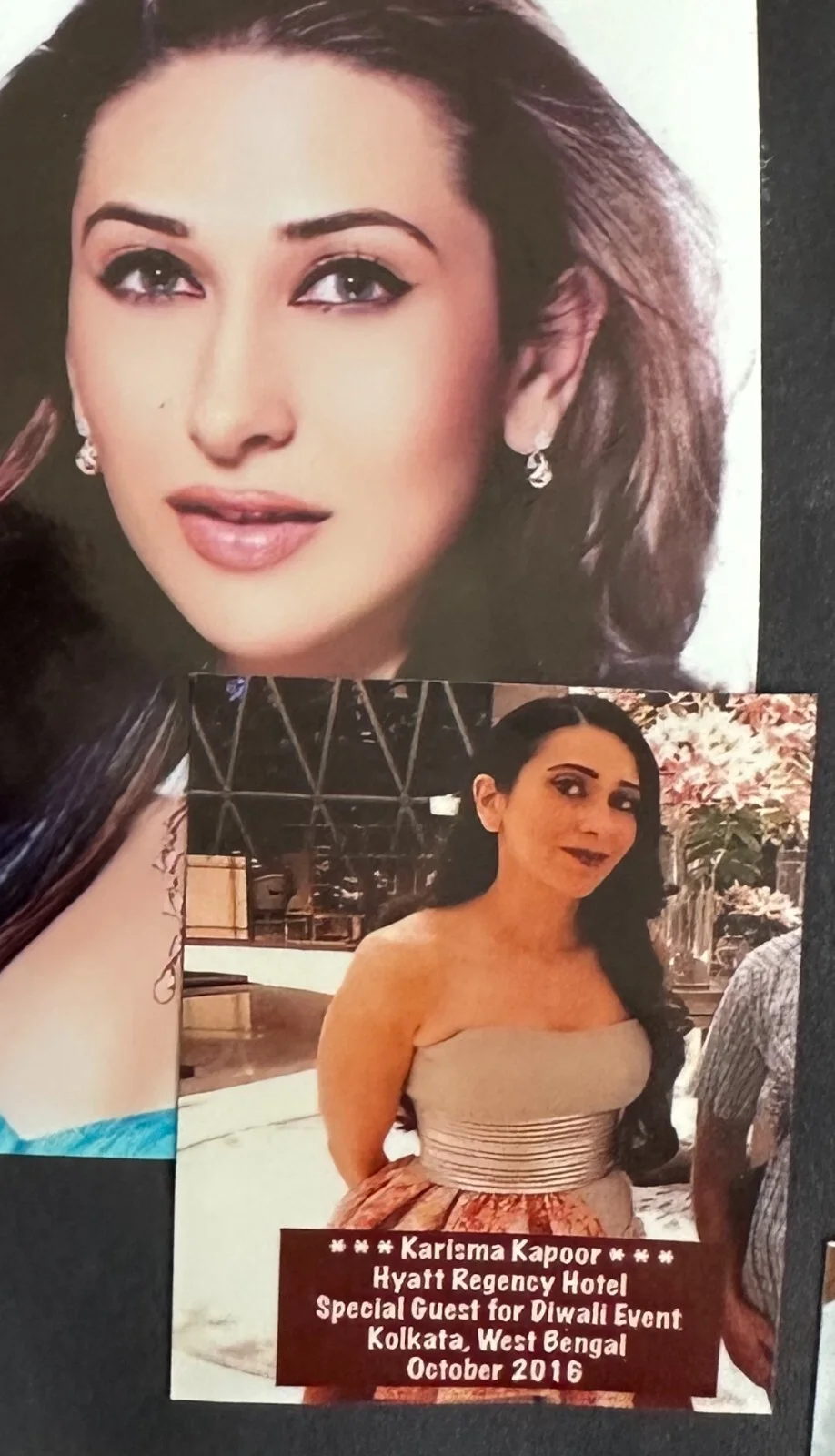 KARISMA KAPOOR AUTOGRAPH SIGNED PHOTO BOLLYWOOD INDIAN HINDI ACTRESS INDIA PROOF, изображение 2