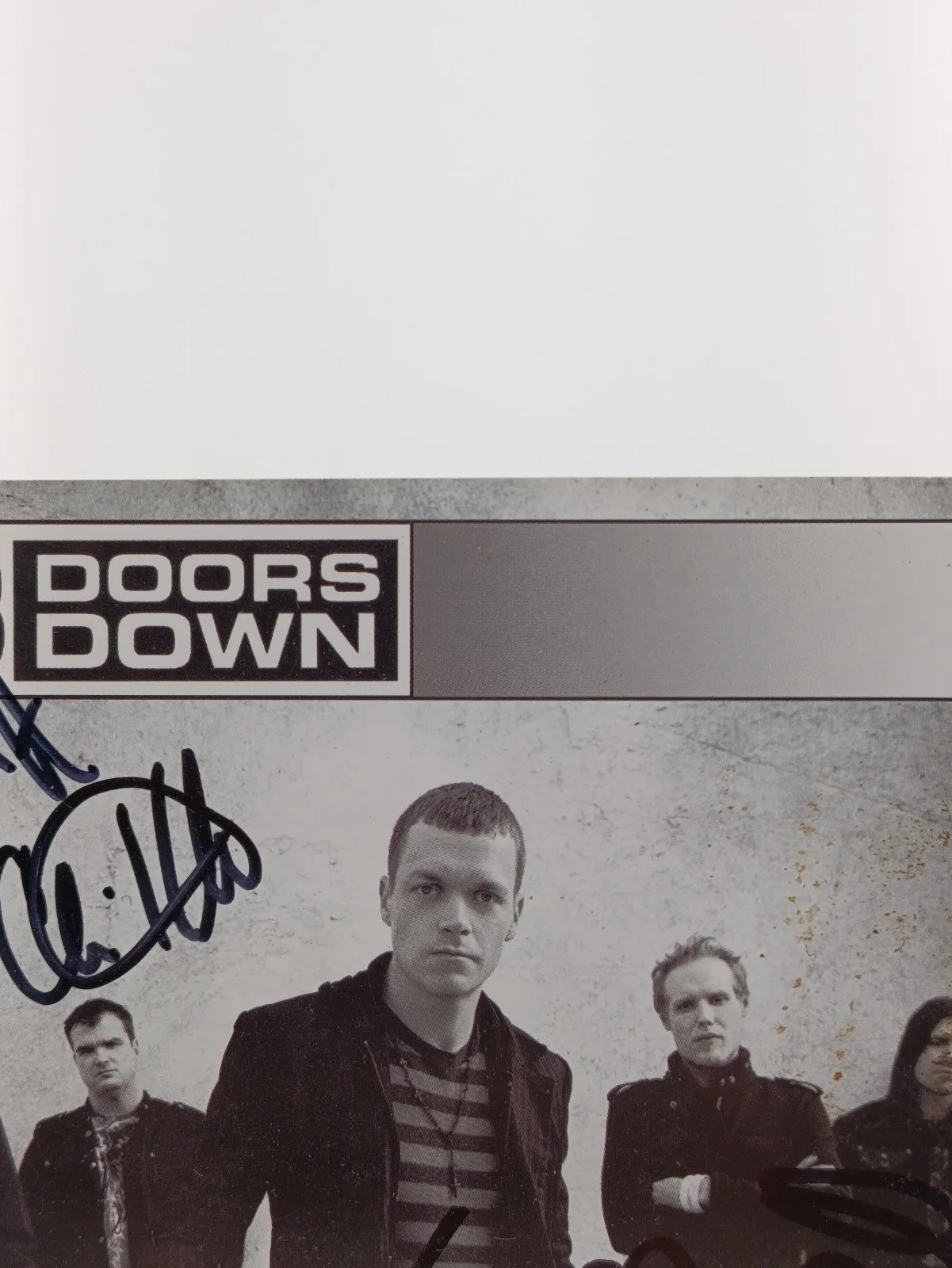 3 Doors Down "Self-Titled" CD Insert Autographed Signed Band Brad Arnold 2008, image 3