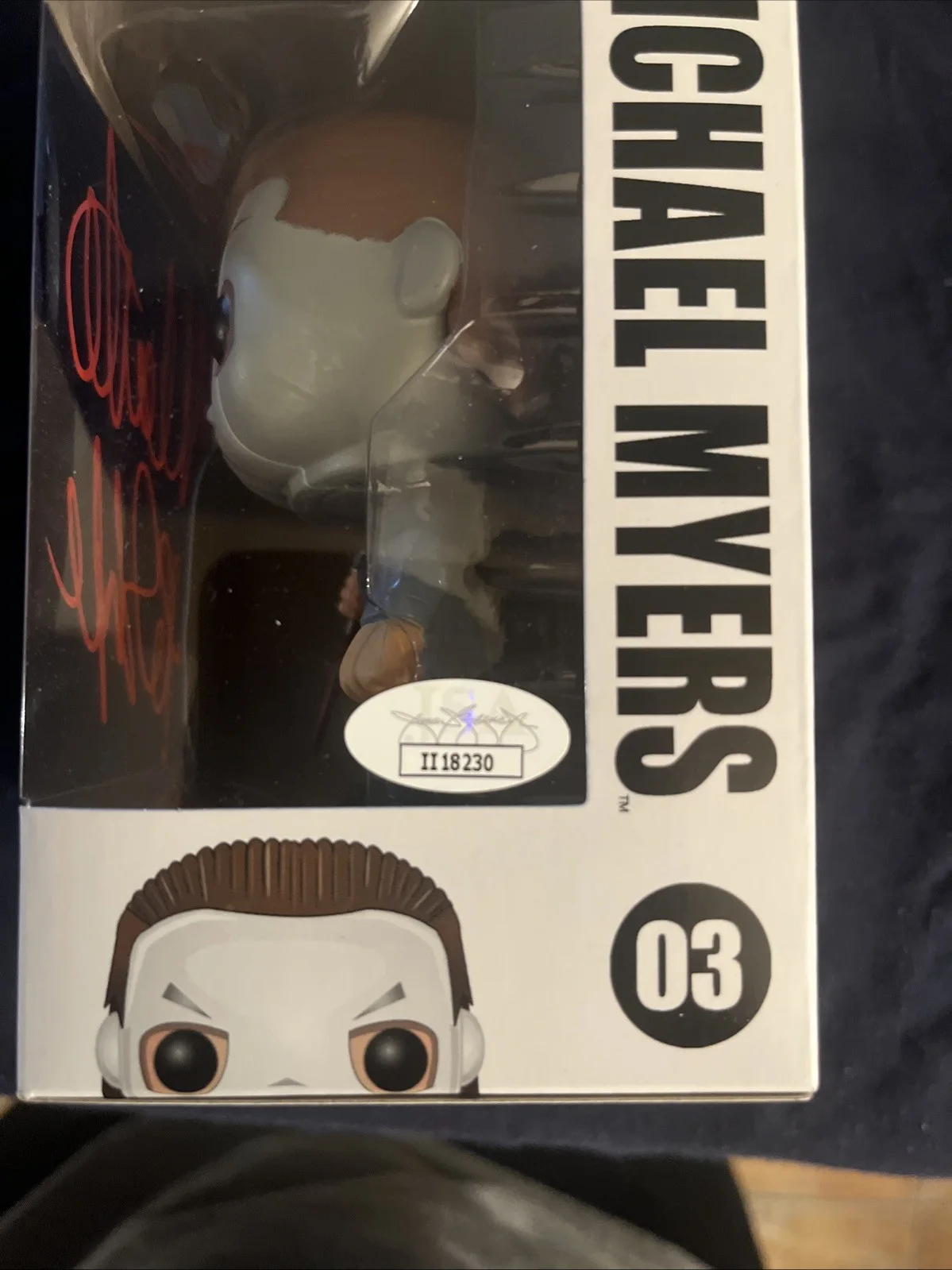 NICK CASTLE — Nick Castle Signed Michael Myers Funko Pop JSA COA Halloween The Shape #03, image 5