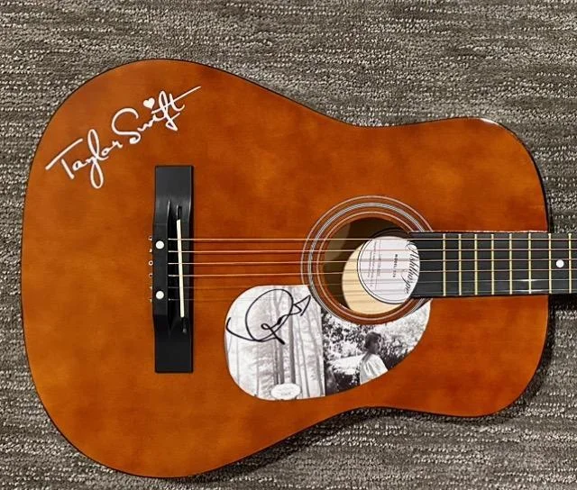 Taylor Swift Autographed Acoustic Guitar, image 3