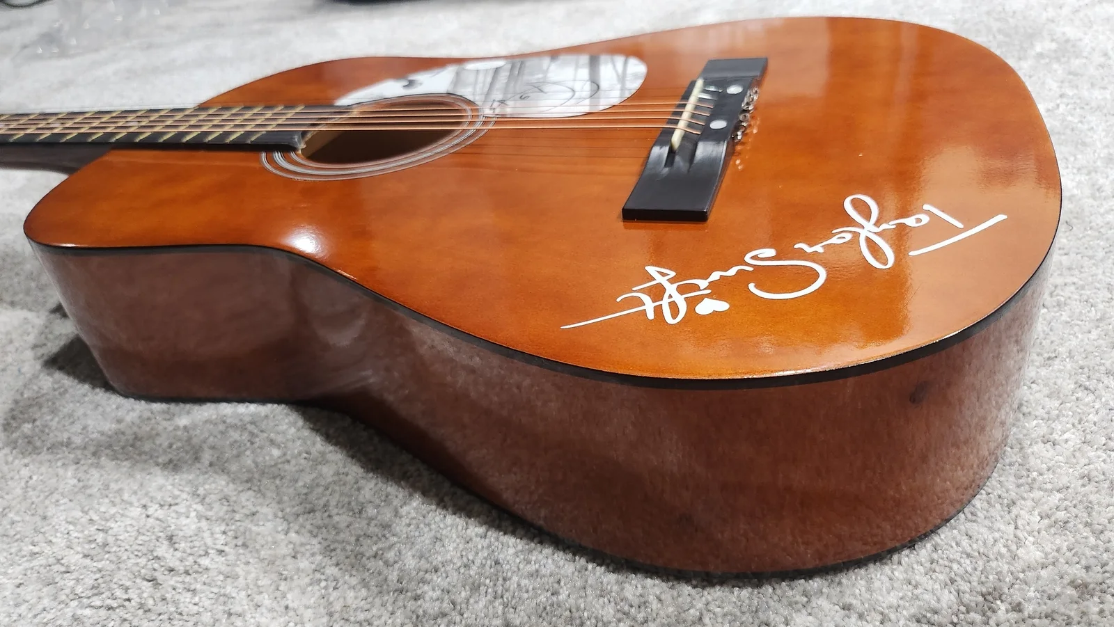 Taylor Swift Autographed Acoustic Guitar, image 5