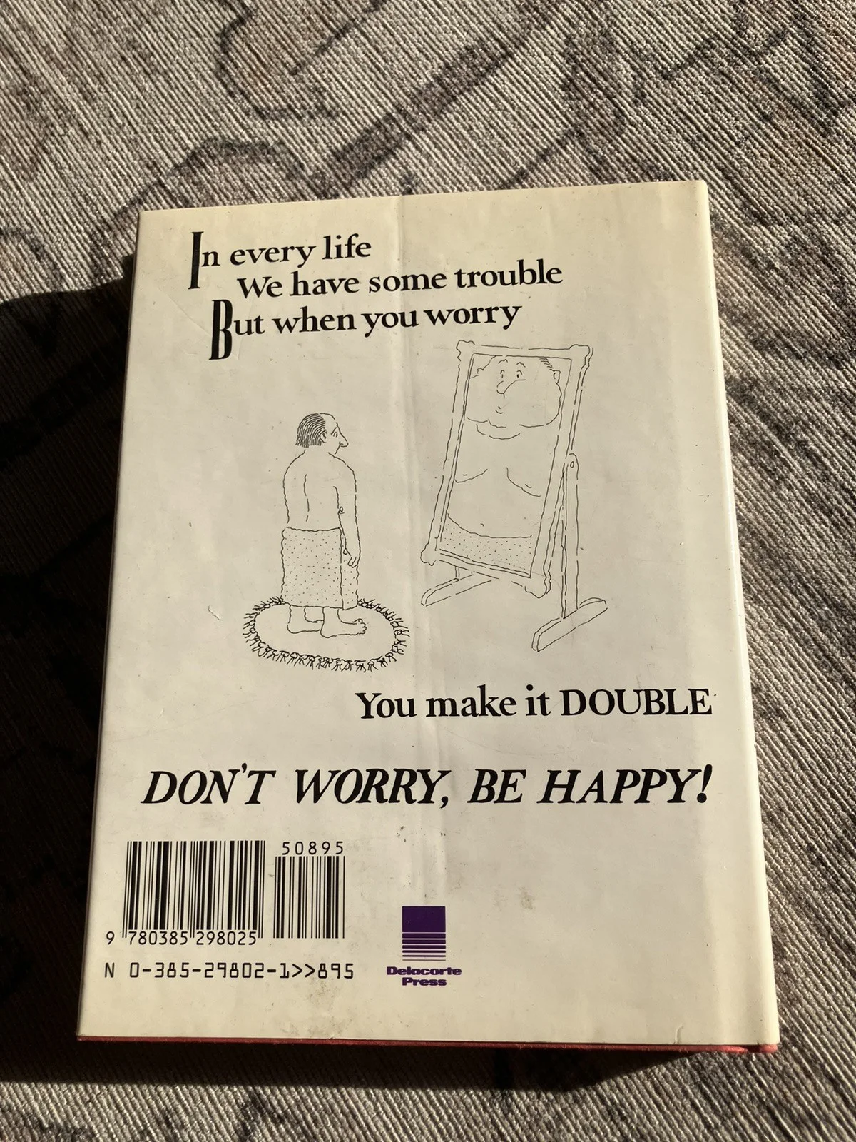 BOBBY MCFERRIN SIGNED 1989 BOOK DON'T WORRY BE HAPPY, image 4