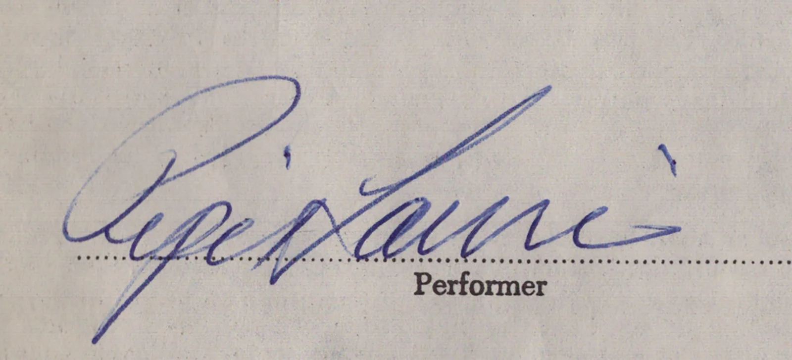 Piper Laurie — PIPER LAURIE - DOCUMENT SIGNED 08/13/1958, image 3