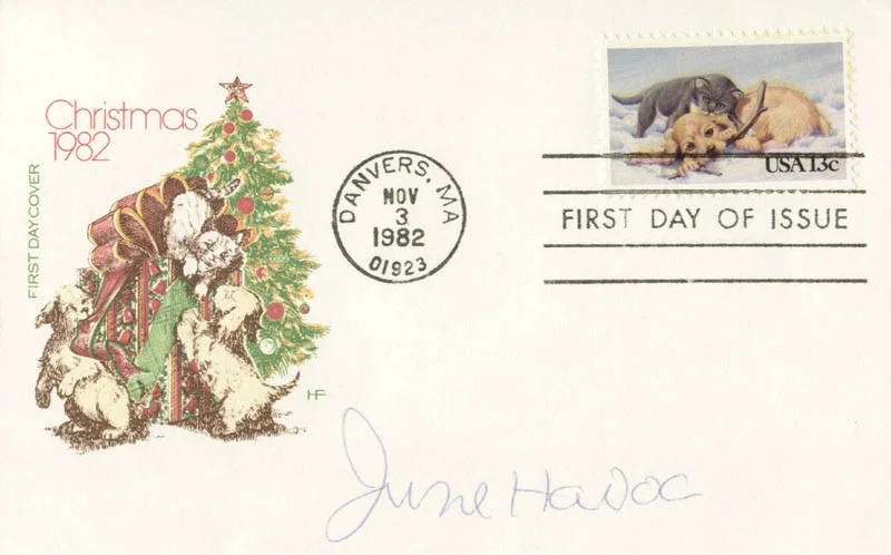 June Havoc — JUNE HAVOC - FIRST DAY COVER SIGNED