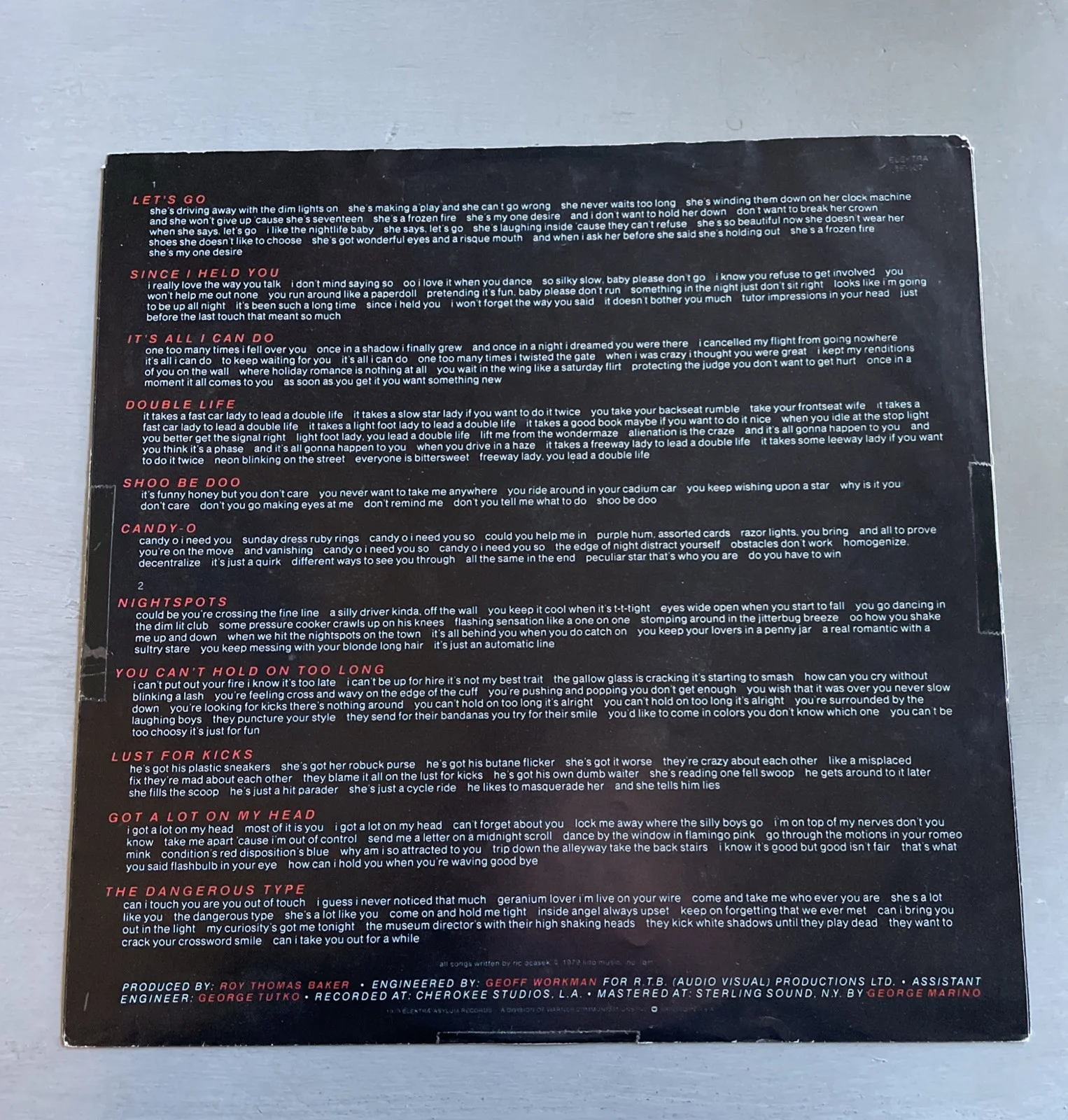 3 Vtg The Cars LP Candy 0, The Cars & The Cars Greatest Hits Elektra 1979-1985, изображение 5