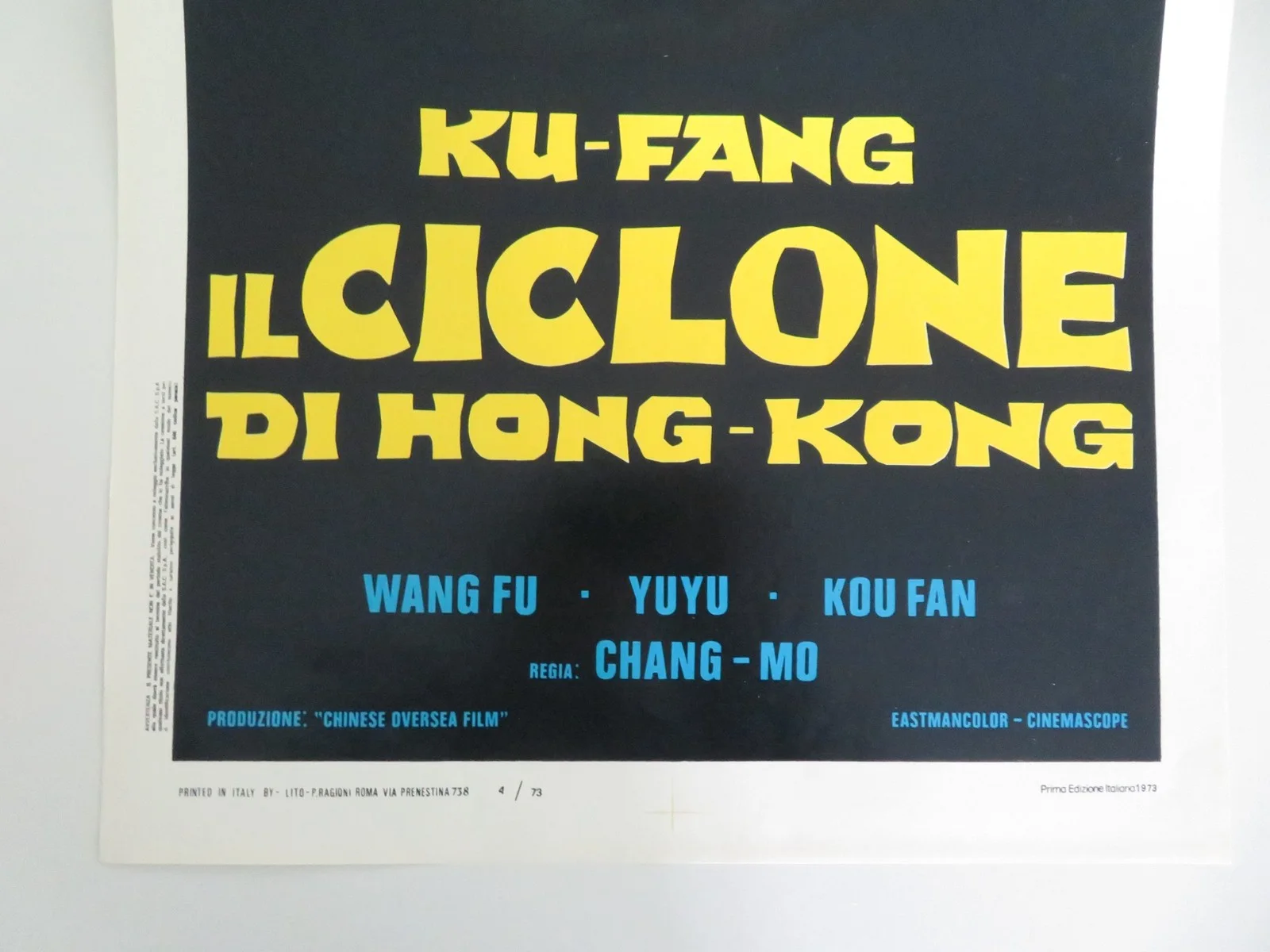 QUEEN BOXER ITALIAN LOCANDINA POSTER LING CHIA WANG FU 1973, image 4