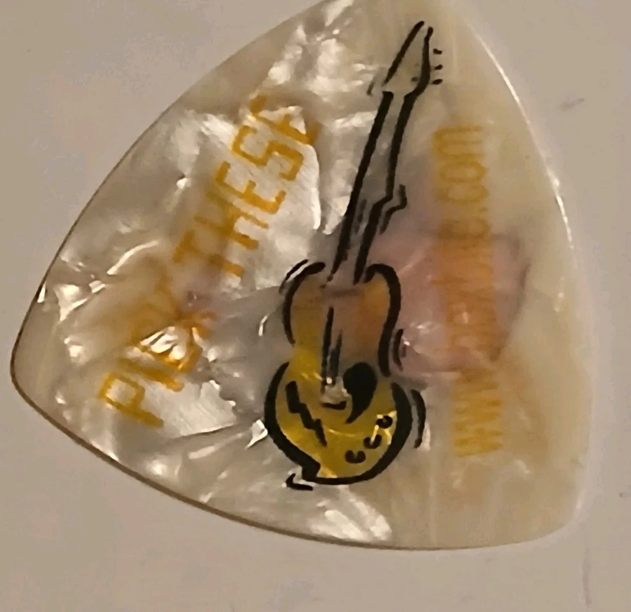 Guitar Pick The Rolling Stones "FLOSS THESE" Tare Concert Issued Swag Make Offer, image 3