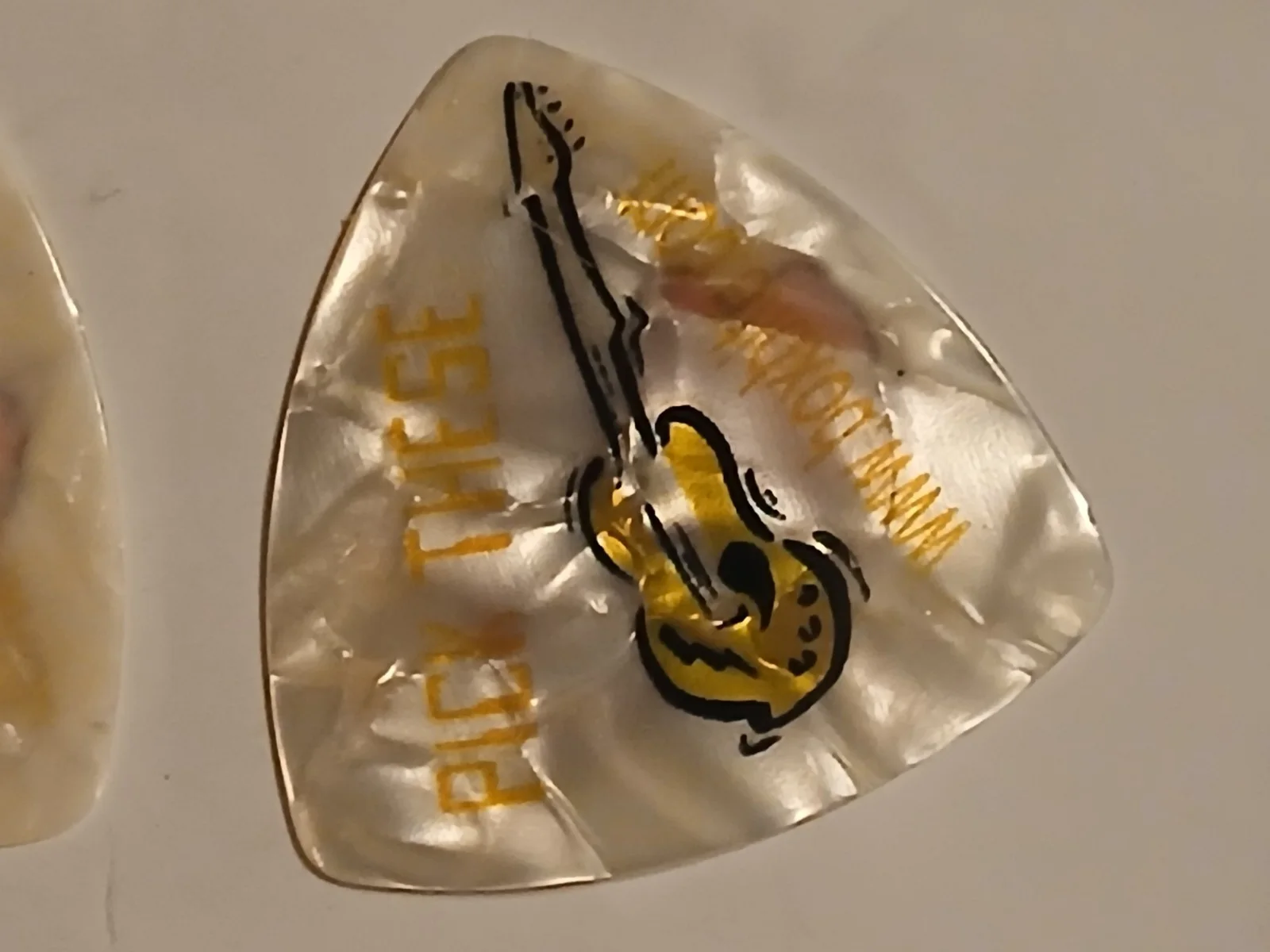 Guitar Pick The Rolling Stones "FLOSS THESE" Tare Concert Issued Swag Make Offer, image 4