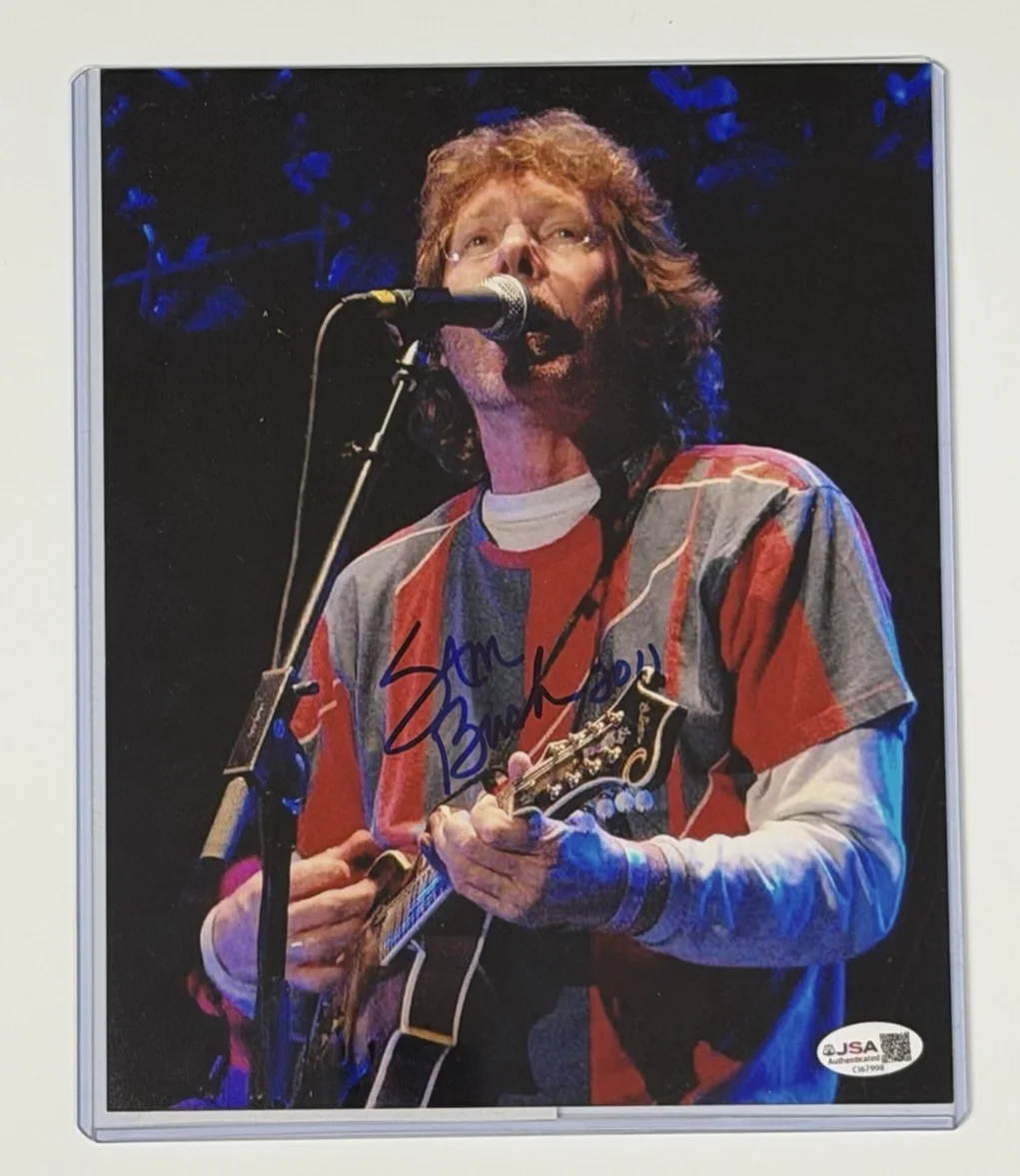 Sam Bush Signed 8x10 Photo Mandolin Auto JSA COA New Grass Revival Bluegrass, изображение 2