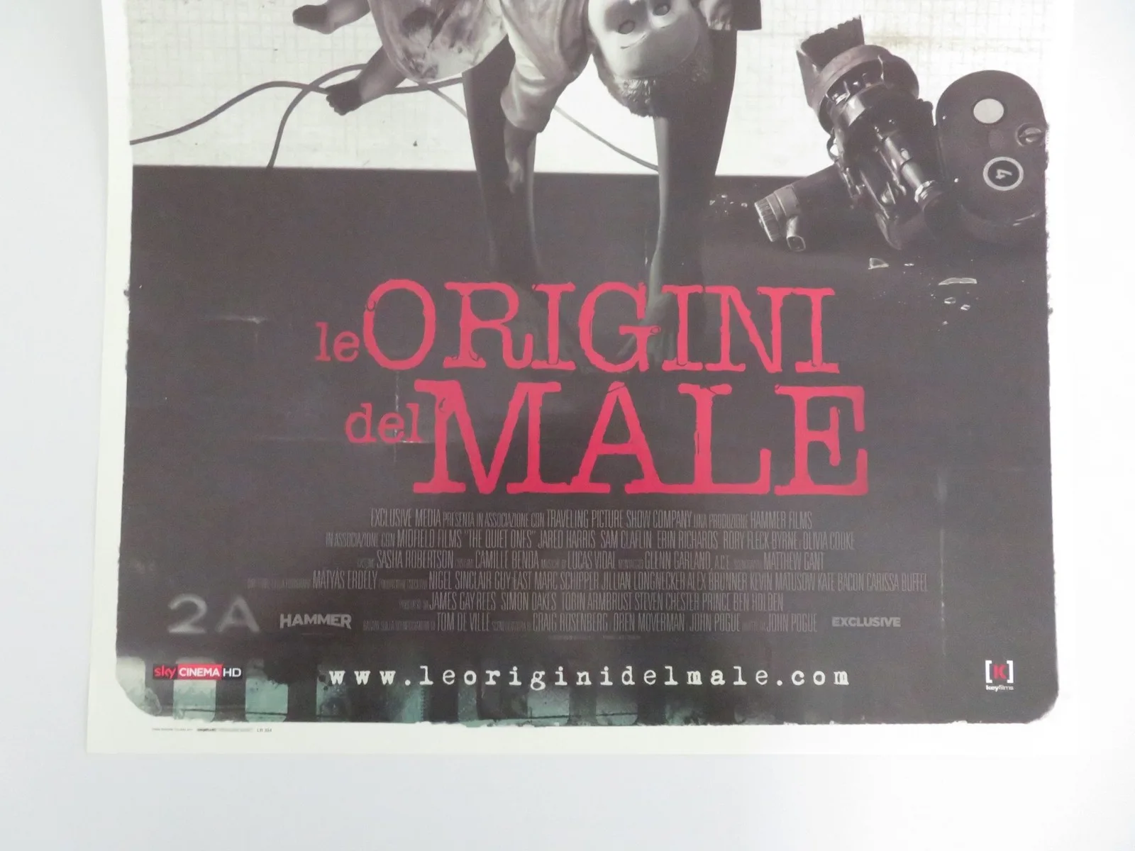 THE QUIET ONES ITALIAN LOCANDINA POSTER JARED HARRIS SAM CLAFLIN 2014, image 4