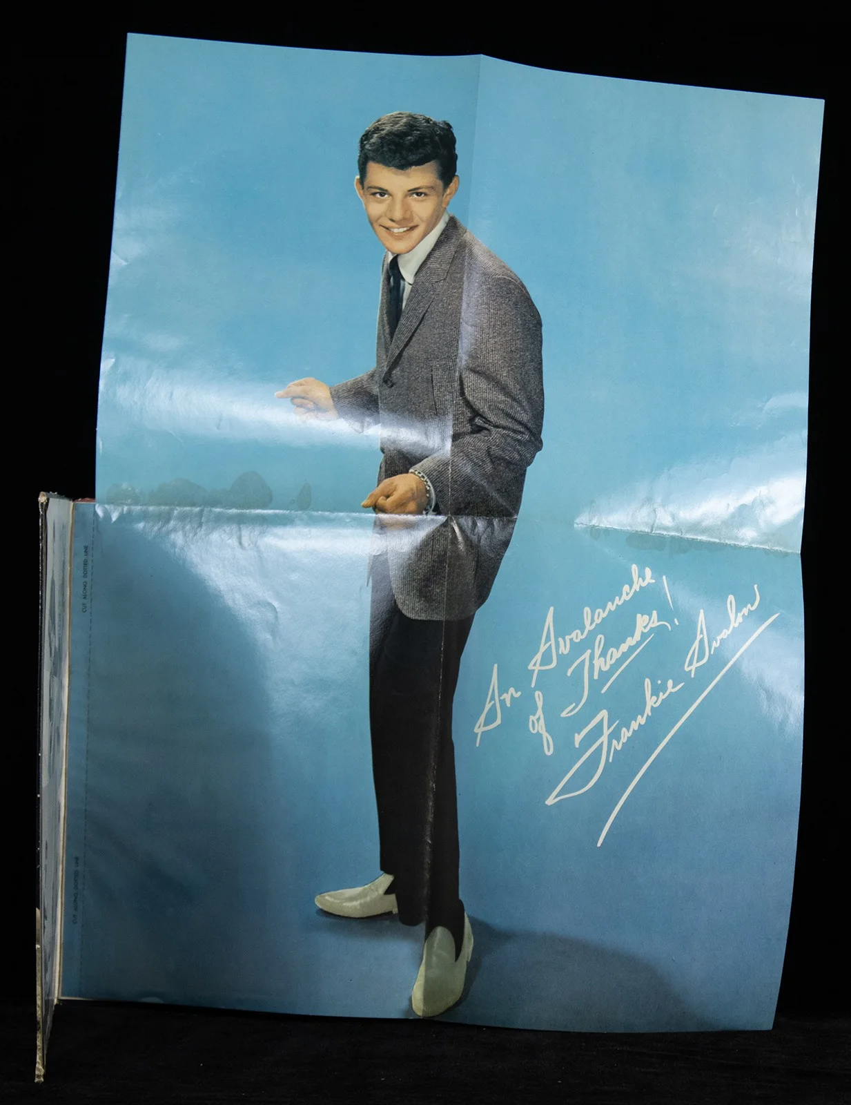 Frankie Avalon — FRANKIE AVALON - RECORD ALBUM COVER SIGNED, image 5