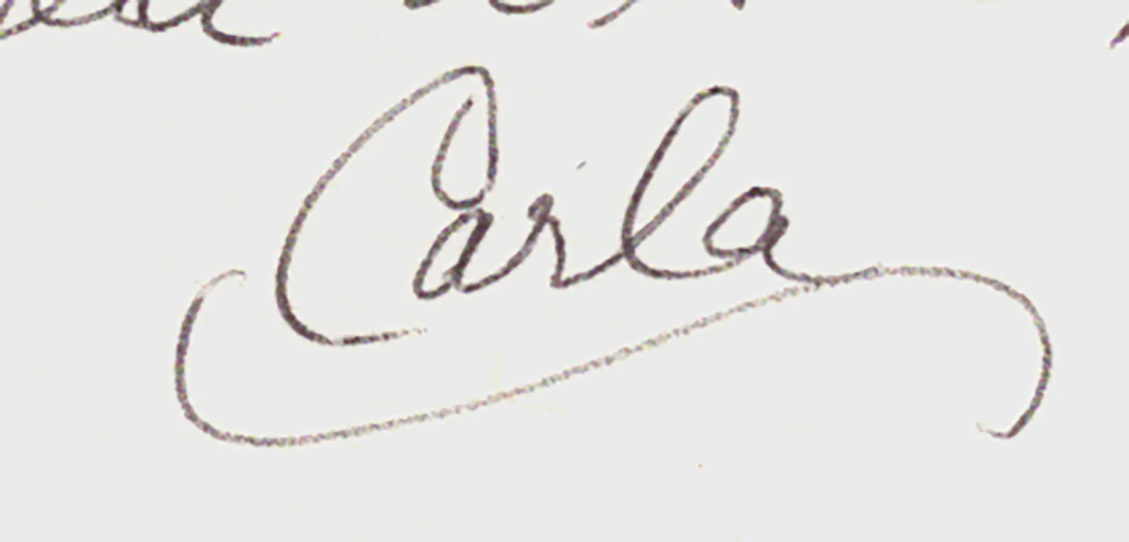 Carla Laemmle — CARLA LAEMMLE - CHRISTMAS / HOLIDAY CARD SIGNED, изображение 2