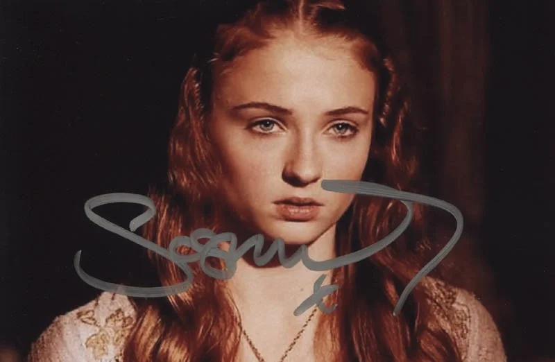 Sophie Turner — SOPHIE TURNER - AUTOGRAPHED SIGNED PHOTOGRAPH