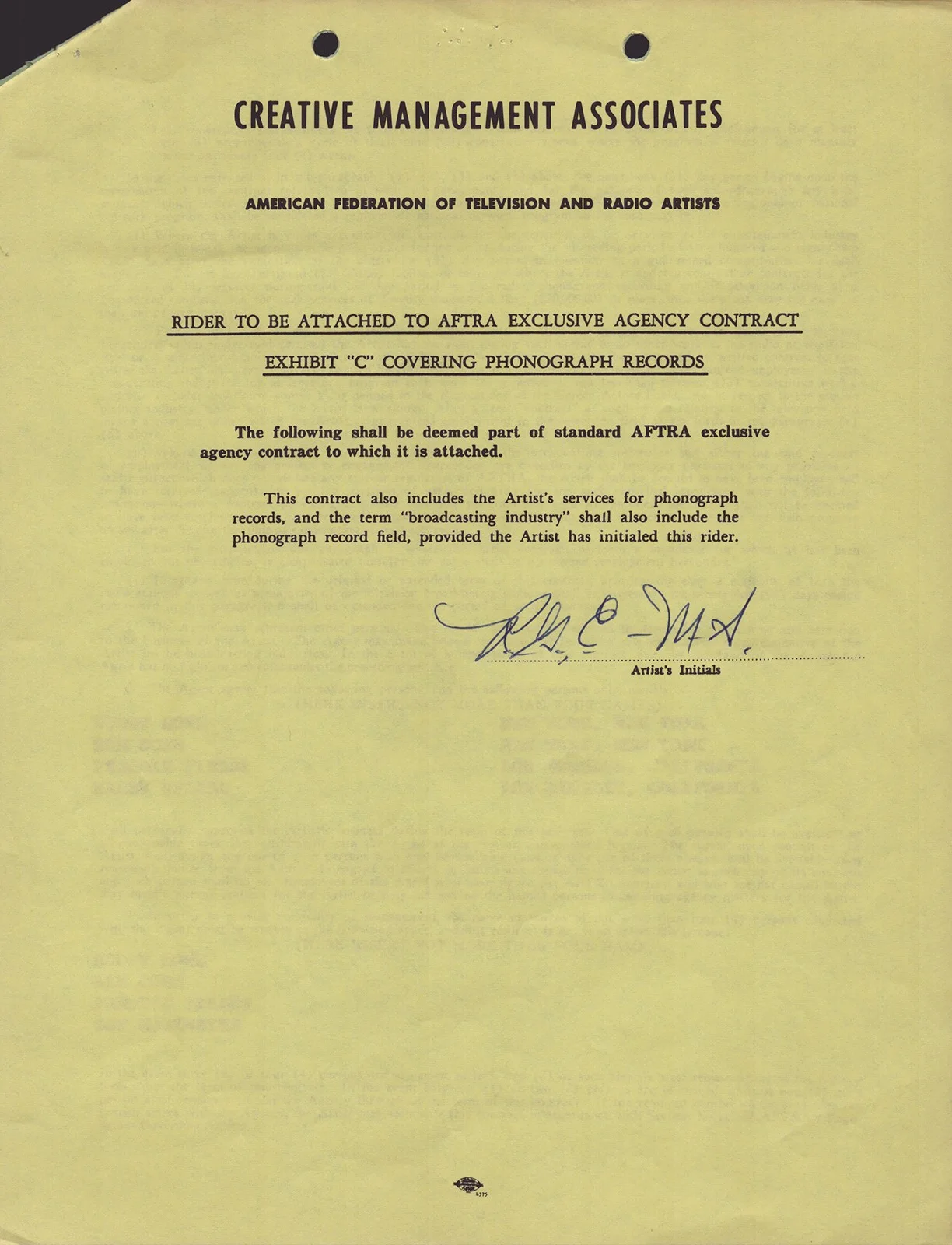 Martin Sheen — MARTIN SHEEN - DOCUMENT SIGNED 11/01/1974, image 3