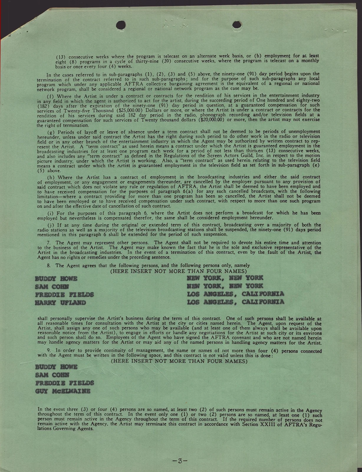 Martin Sheen — MARTIN SHEEN - DOCUMENT SIGNED 11/01/1974, image 4