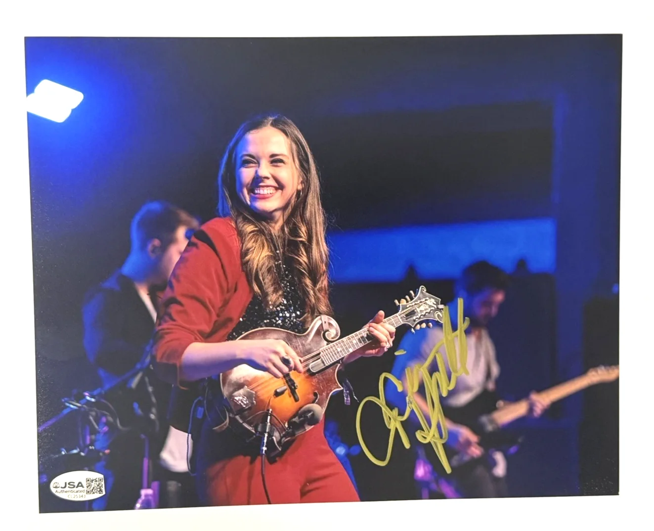 Sierra Hull Signed 8x10 Photo Autographed Bluegrass Mandolin JSA COA CL25343, изображение 2