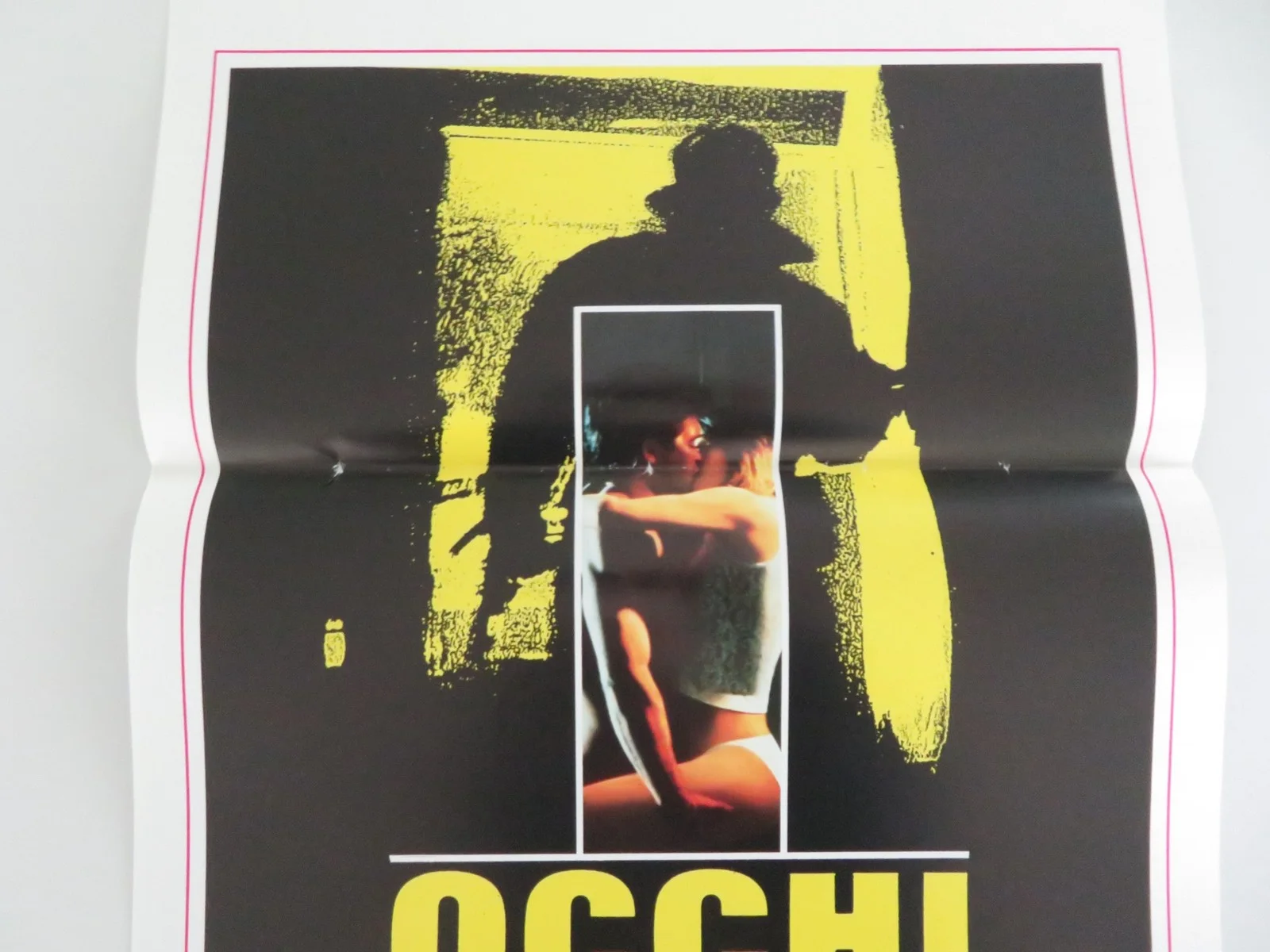NIGHT EYES ITALIAN LOCANDINA POSTER ANDREW STEVENS TANYA ROBERTS 1990, изображение 3