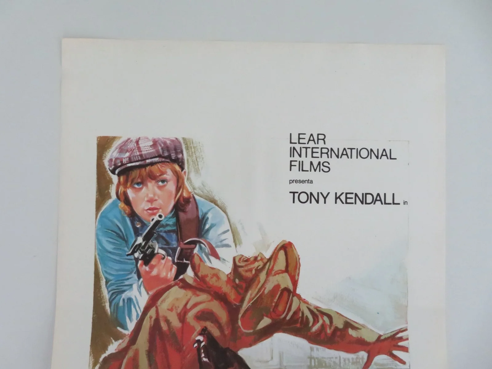 WHITE FANG AND THE GREAT KID ITALIAN LOCANDINA POSTER TONY KENDALL 1977, изображение 2