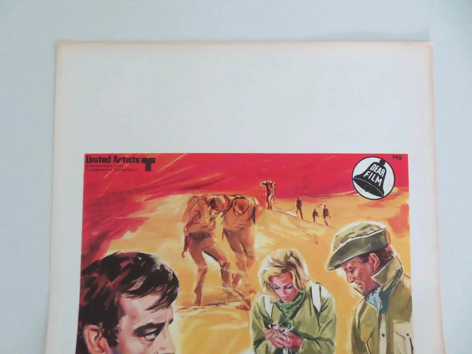 A TWIST OF SAND ITALIAN LOCANDINA POSTER RICHARD JOHNSON HONOR BLACKMAN 1969, изображение 2
