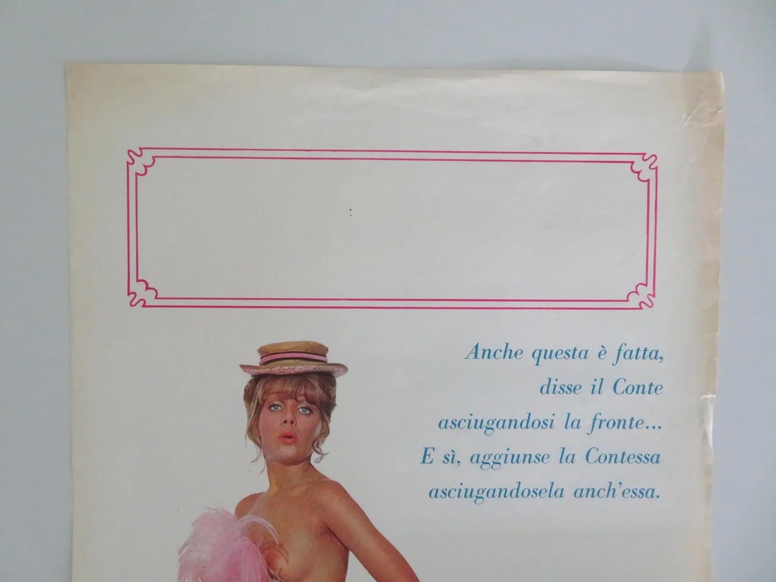 LA CONTESSA E I SUOI AMANTI ITALIAN LOCANDINA POSTER CHRISTINE SCHUBERTH 1970, изображение 2