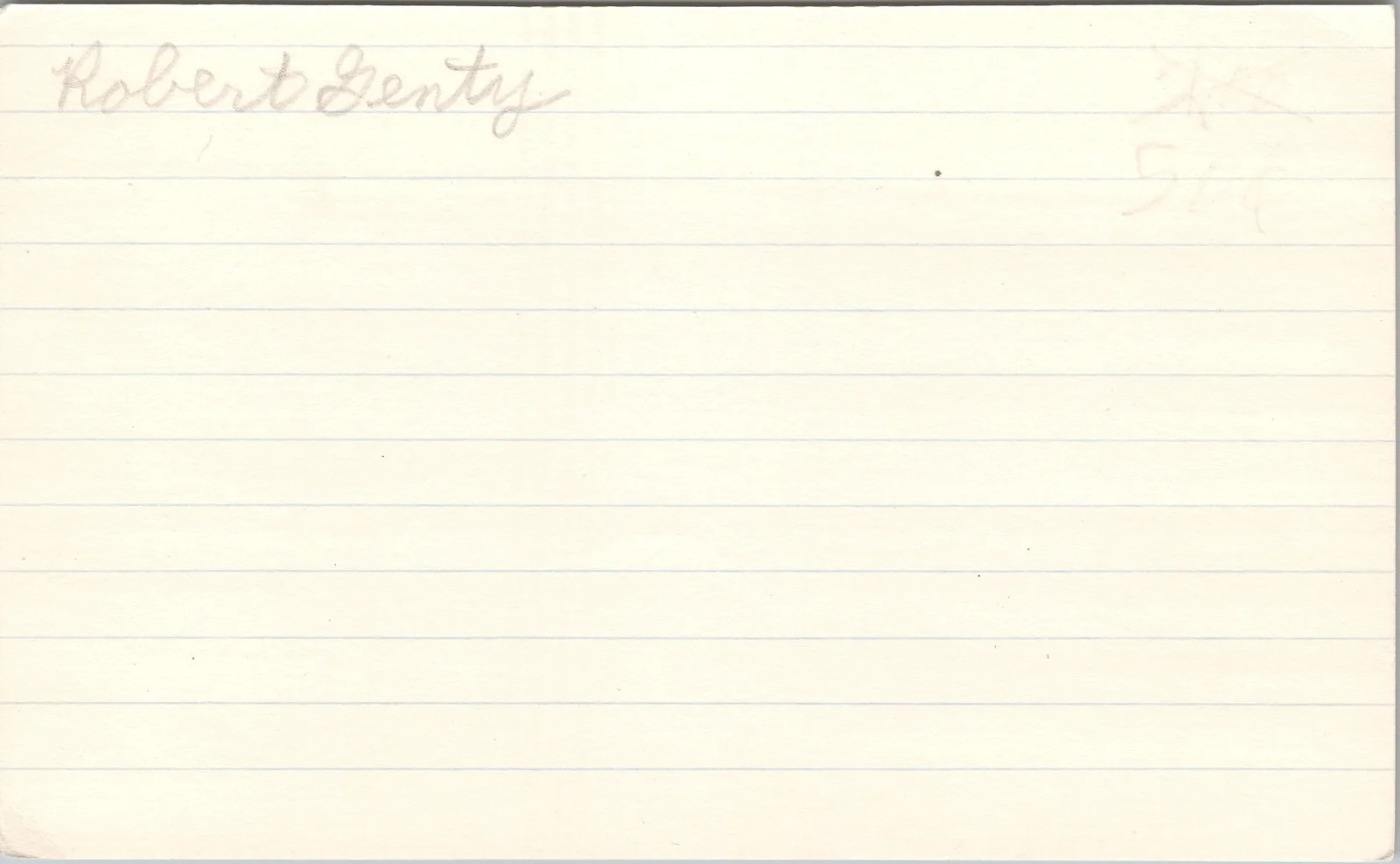 Robert Ginty — Robert Ginty Signed 3x5 Index Card The Paper Chase Autographed, изображение 2