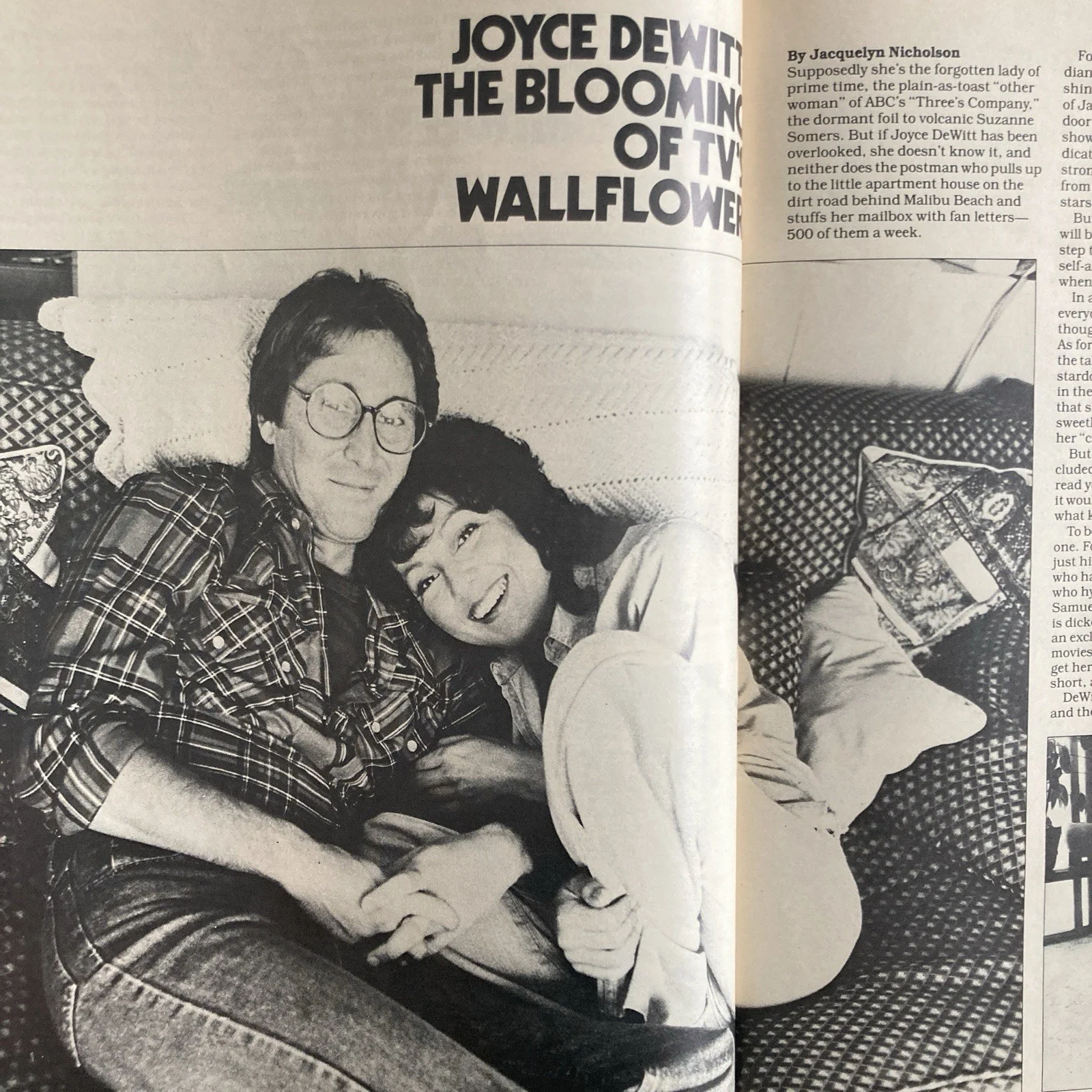 JOYCE DEWITT — JOYCE DEWITT Signed US Magazine SEPTEMBER 5 1978 THREES COMPANY'S Janet No Label, изображение 5