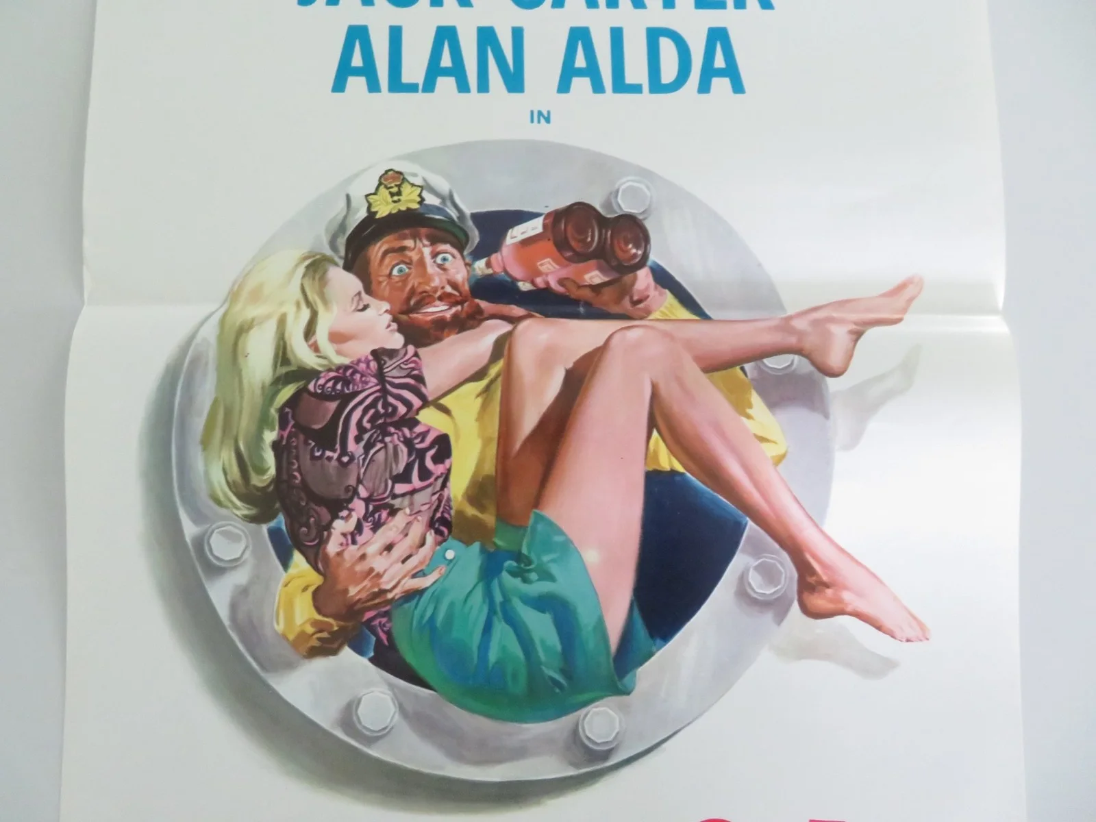 THE EXTRAORDINARY SEAMAN ITALIAN LOCANDINA POSTER DAVID NIVEN FAYE DUNAWAY 1969, изображение 3