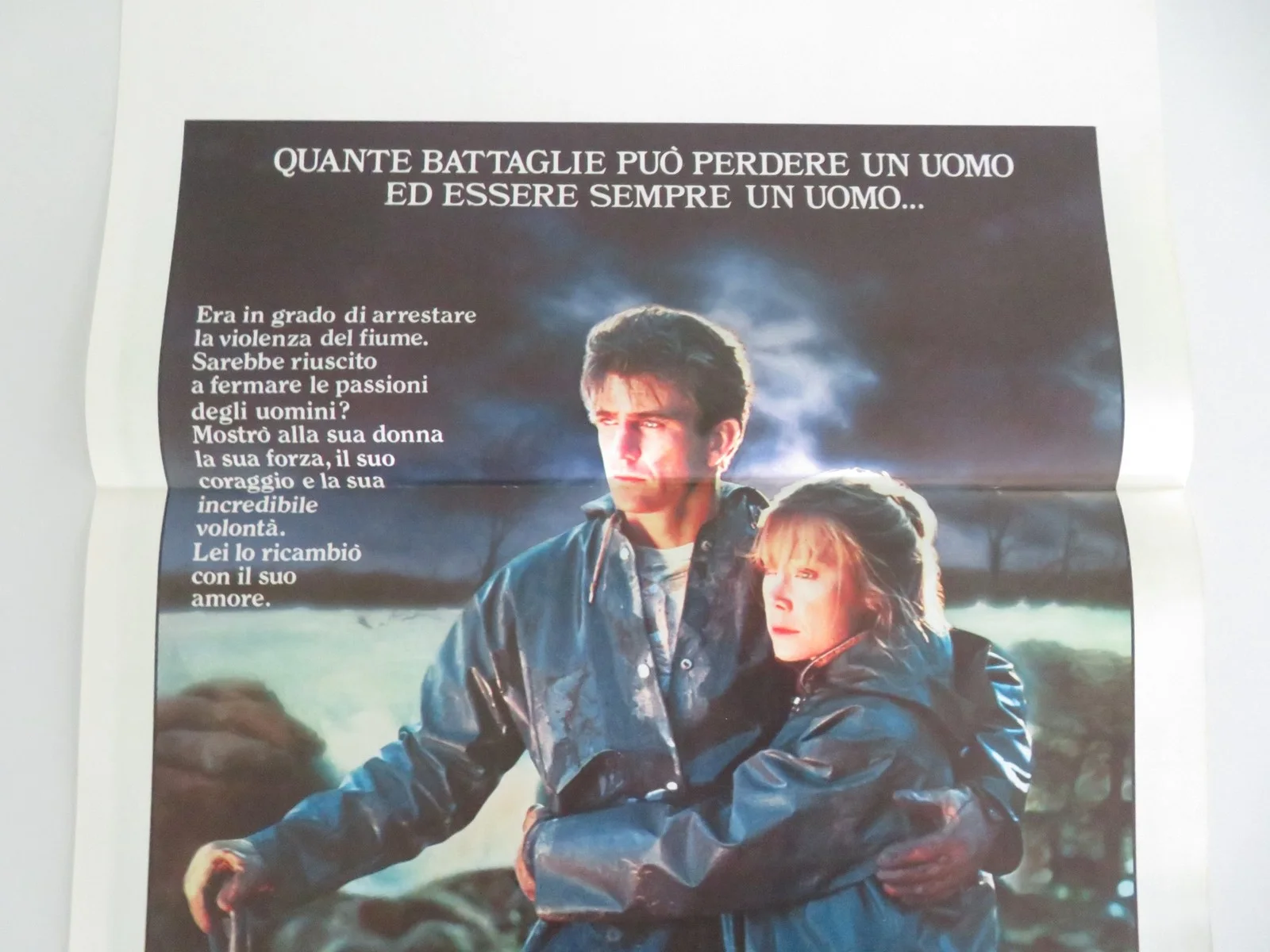 THE RIVER ITALIAN LOCANDINA POSTER MEL GIBSON SISSY SPACEK 1984, изображение 3