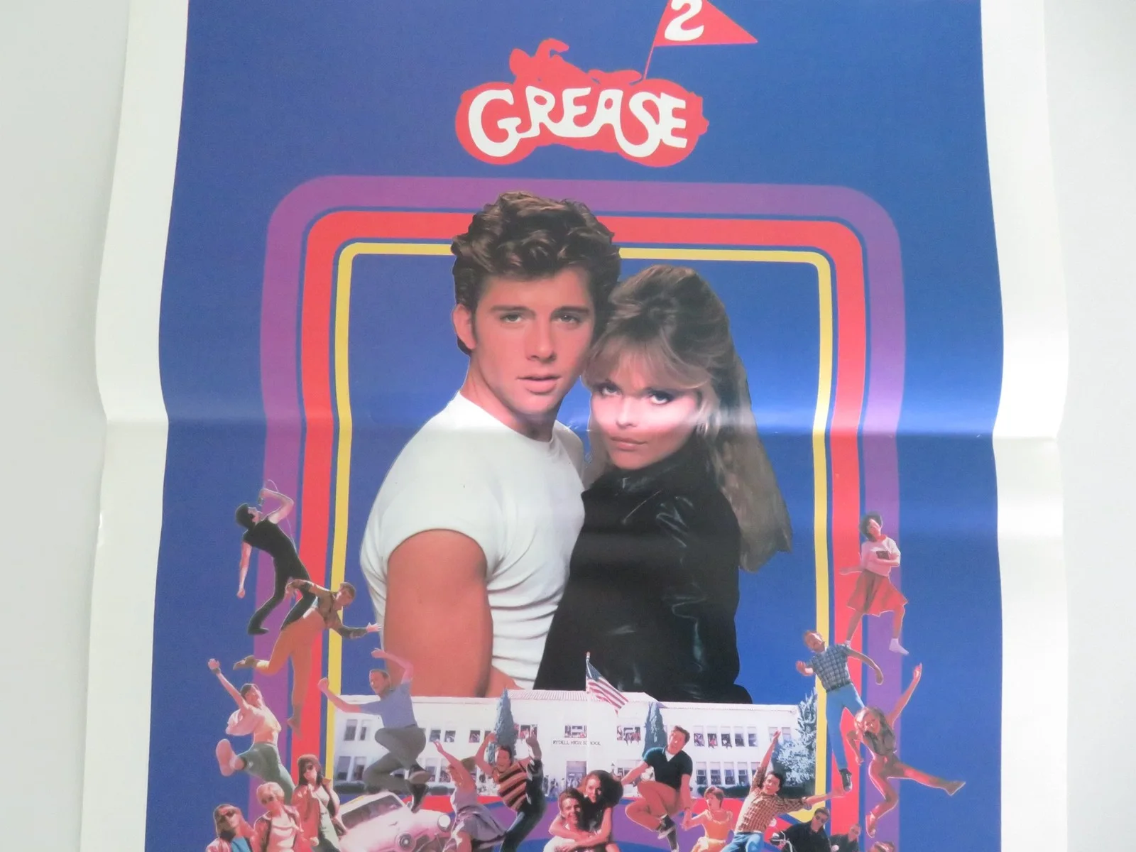 GREASE 2 ITALIAN LOCANDINA POSTER MAXWELL CAULFIELD MICHELLE PFEIFFER 1982, изображение 3