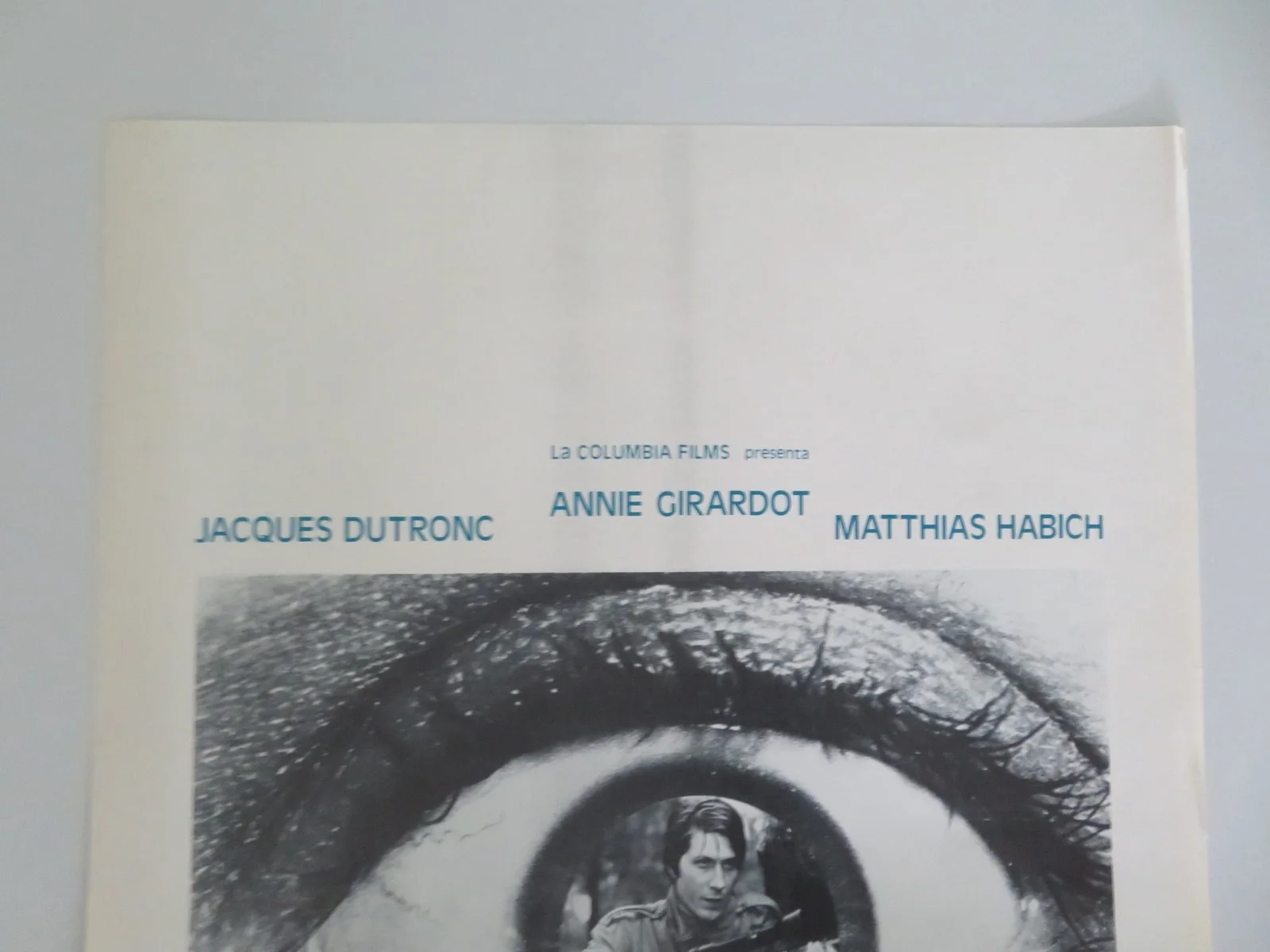 FOCAL POINT ITALIAN LOCANDINA POSTER ANNIE GIRARDOT JACQUES DUTRONC 1977, image 2