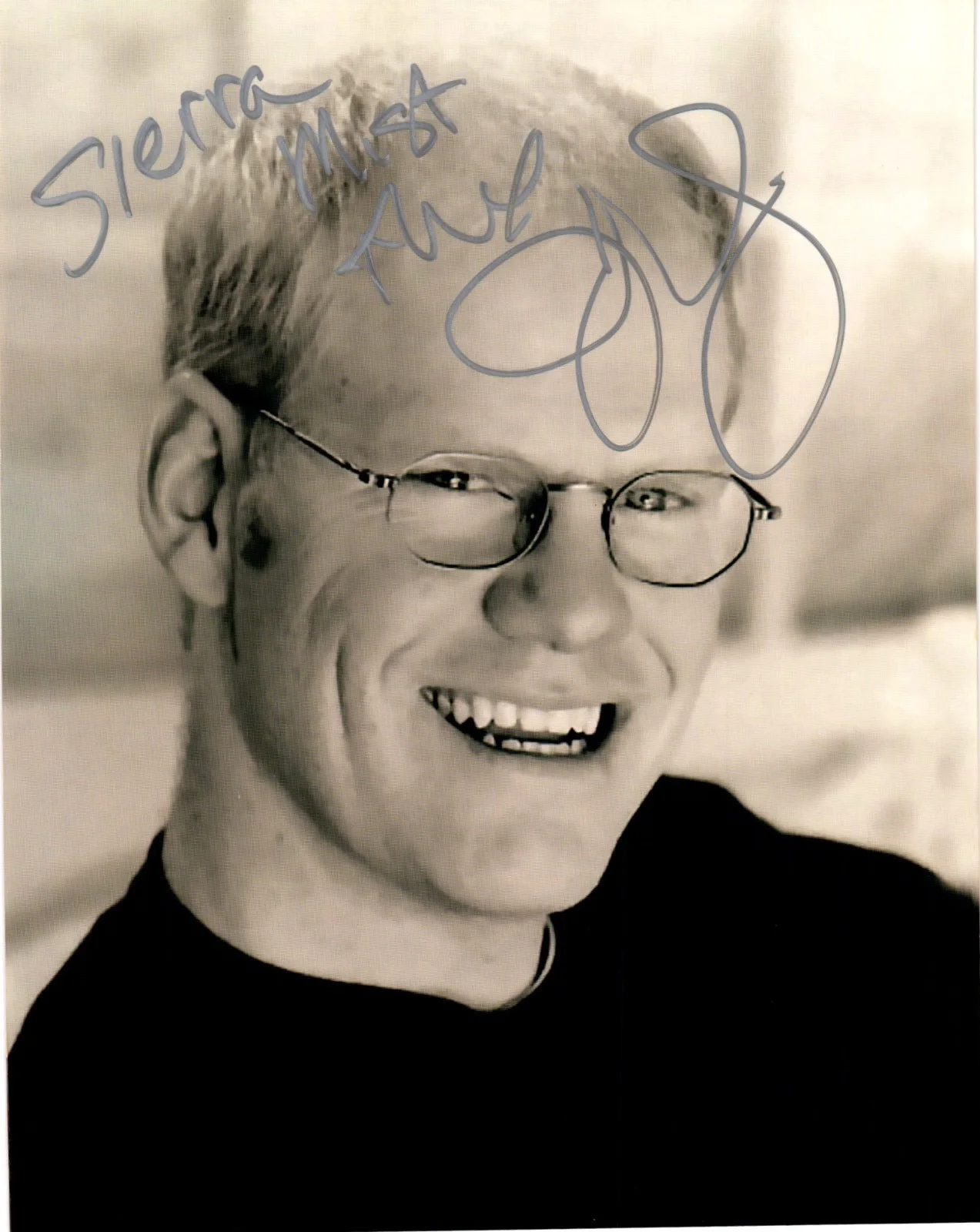 Jim Gaffigan — Jim Gaffigan Signed 8x10 Photo with Sierra Mist Inscription