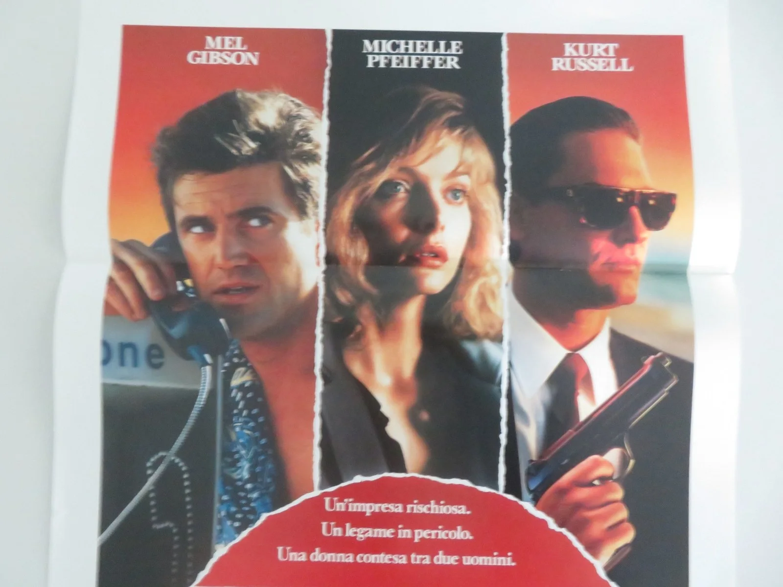 TEQUILA CONNECTION ITALIAN LOCANDINA POSTER MEL GIBSON MICHELLE PFEIFFER 1988, изображение 3