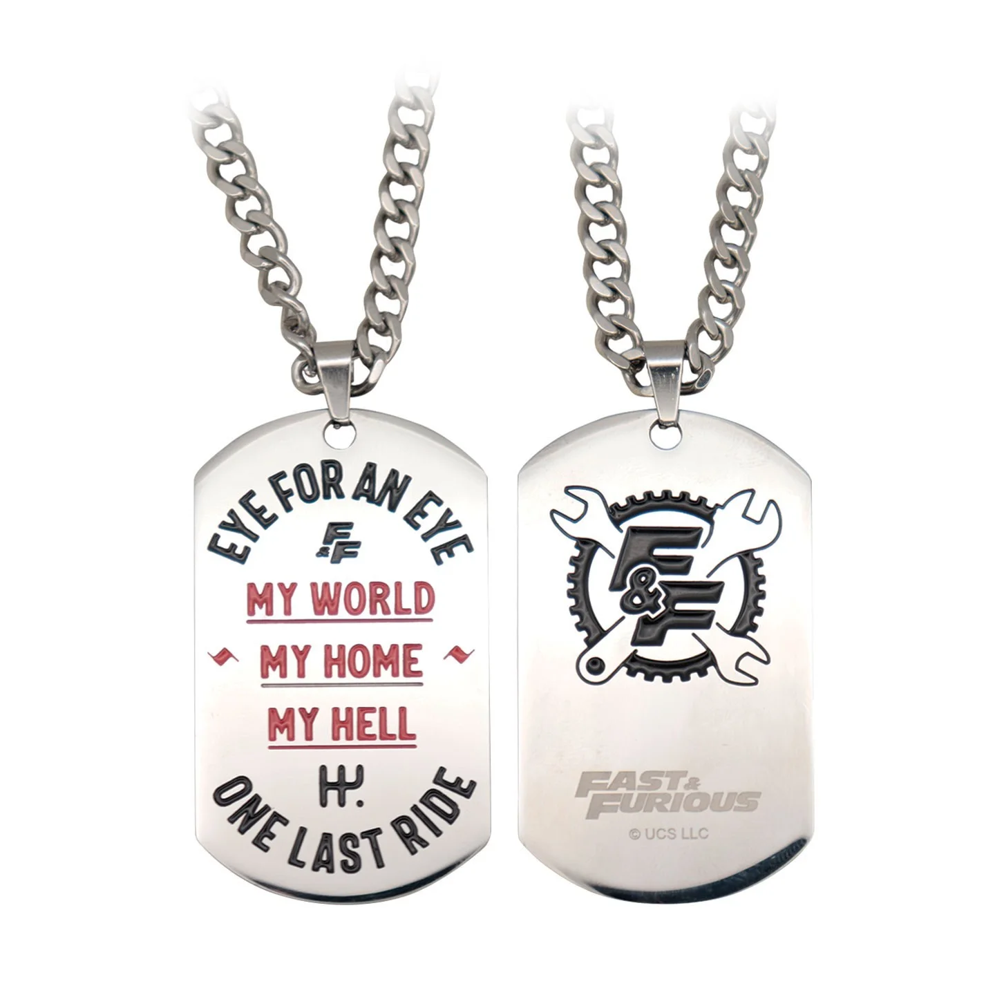 Fast & Furious Limited Edition Stainless Steel Dog Tag – Numbered Collectible, изображение 3
