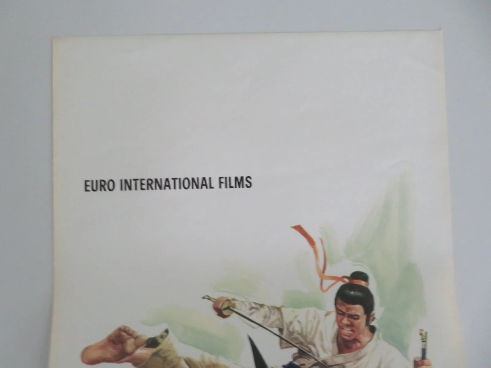 THE INVINCIBLE ITALIAN LOCANDINA POSTER WANG YU HELEN MA 1973, изображение 2