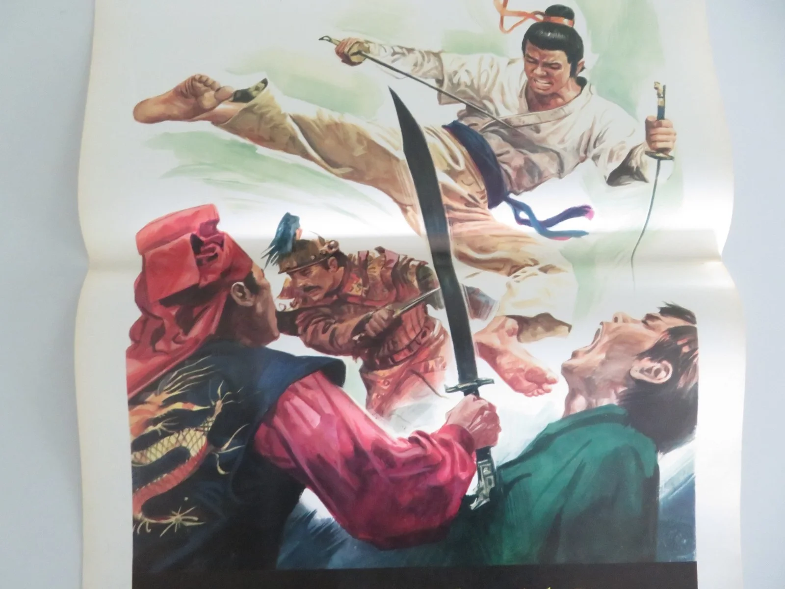THE INVINCIBLE ITALIAN LOCANDINA POSTER WANG YU HELEN MA 1973, изображение 3