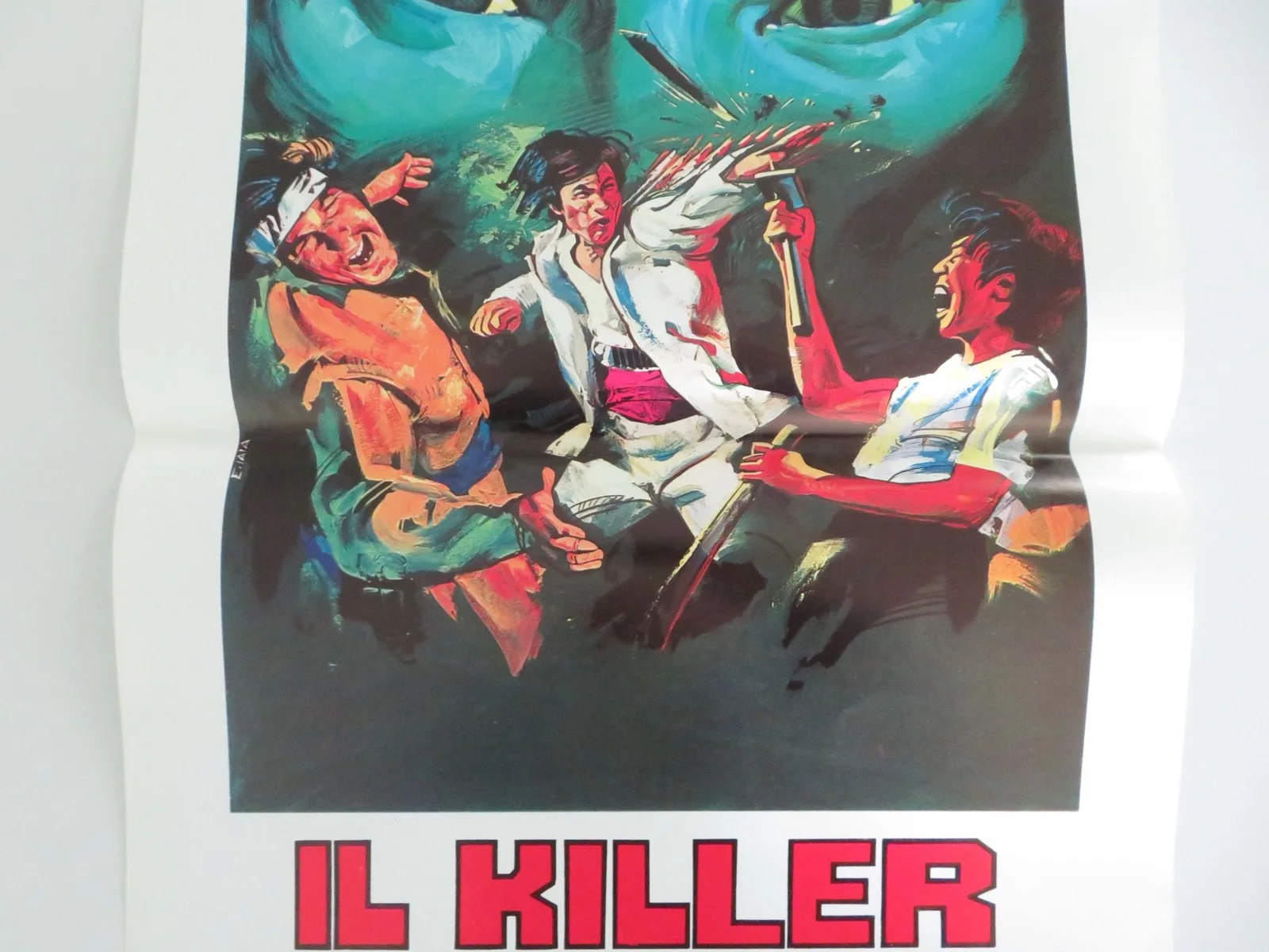 SACRED KNIVES OF VENGEANCE ITALIAN LOCANDINA POSTER CHIN HAN WANG PING 1973, изображение 3