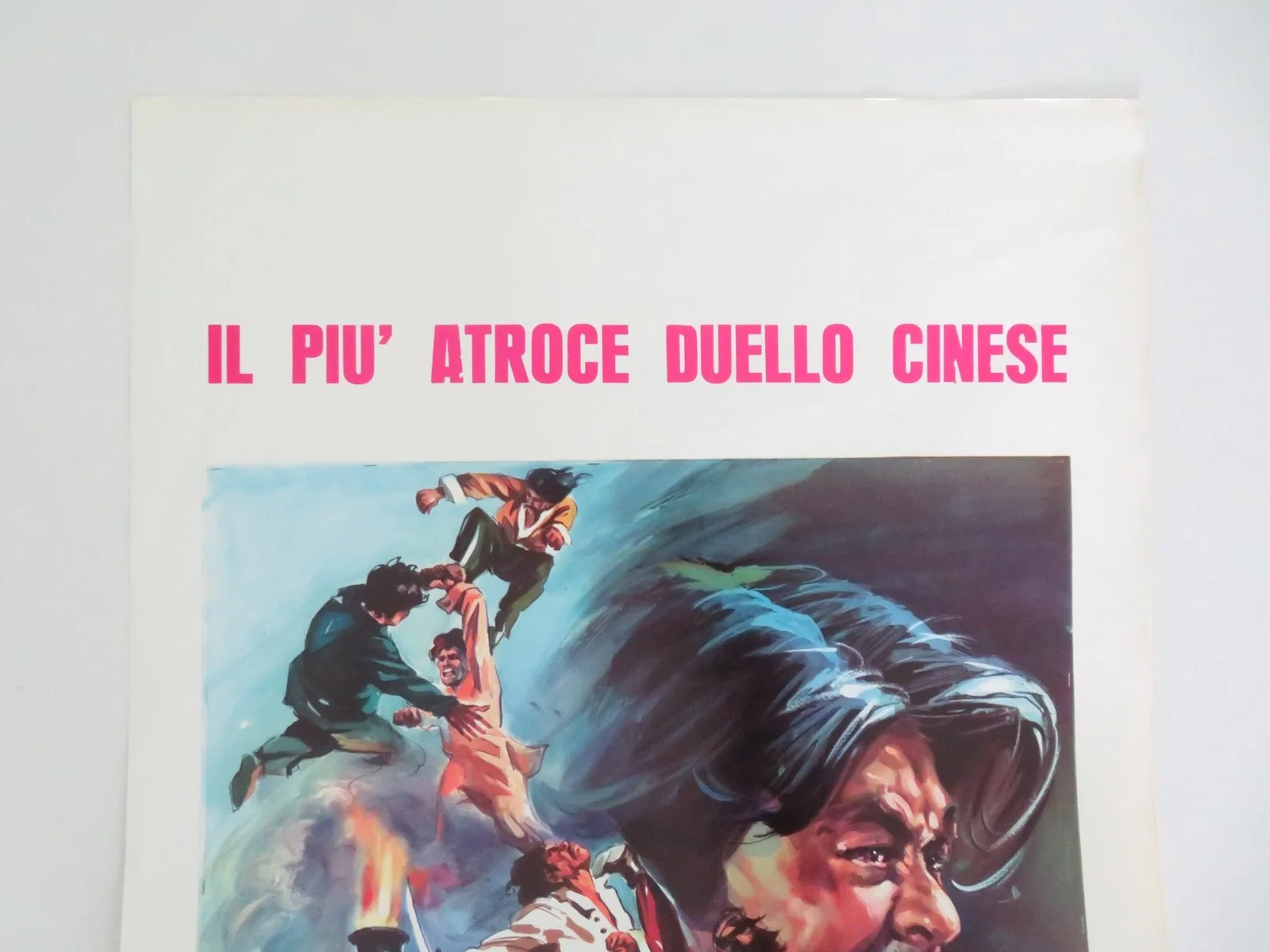 TOUGH DUEL ITALIAN LOCANDINA POSTER PENG TIEN KAI KANG 1973, изображение 2