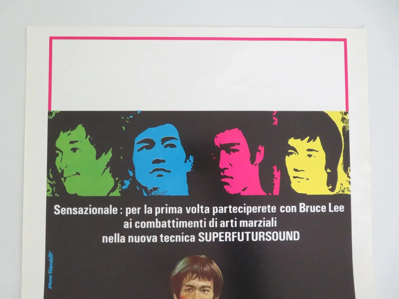 BRUCE LEE: THE MAN, THE MYTH ITALIAN LOCANDINA POSTER HO CHUNG TAO HERST 1980, изображение 2