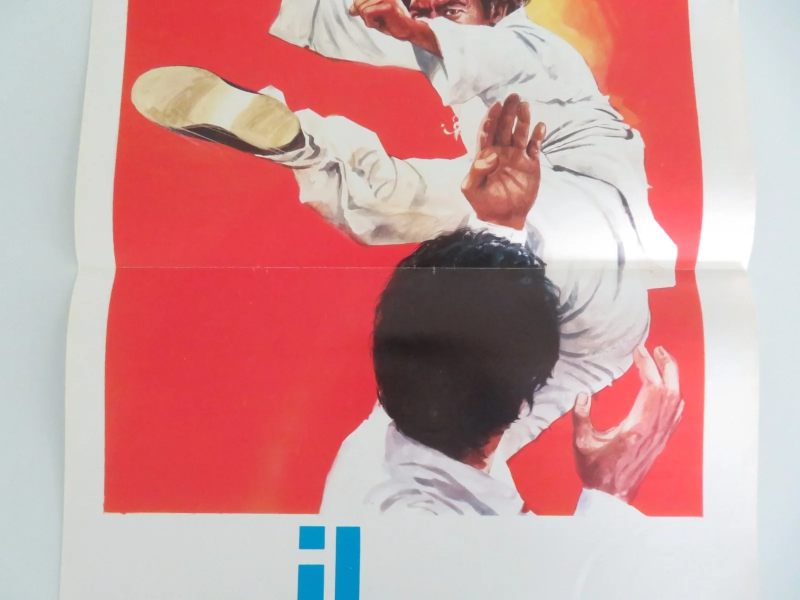 KUNG FU GOLD ITALIAN LOCANDINA POSTER WANG KUAN HSIUNG TZE LAN 1974, изображение 3
