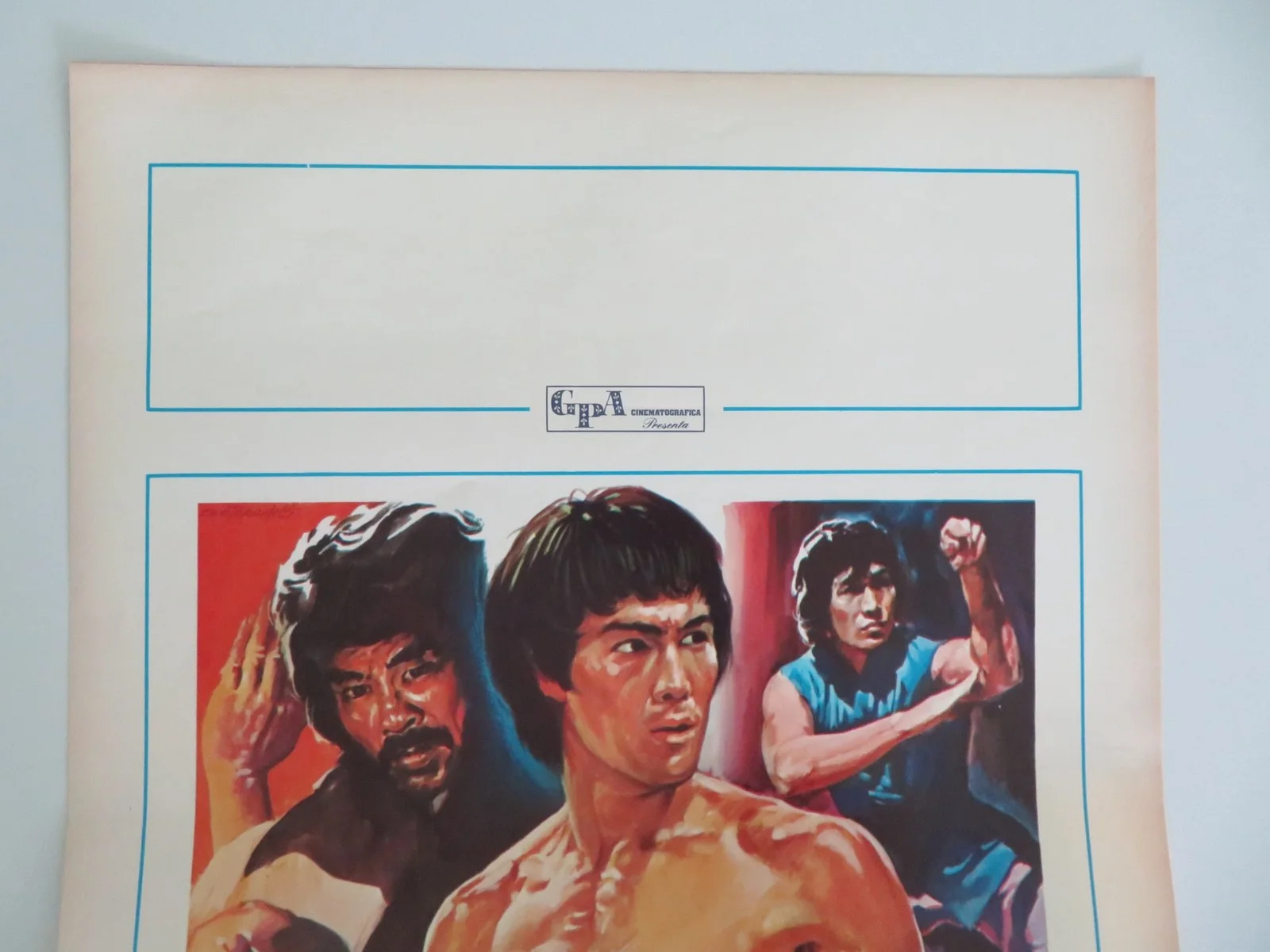 THE DYNAMITE TRIO ITALIAN LOCANDINA POSTER FEI LUNG YUAN CHUAN 1981, изображение 2