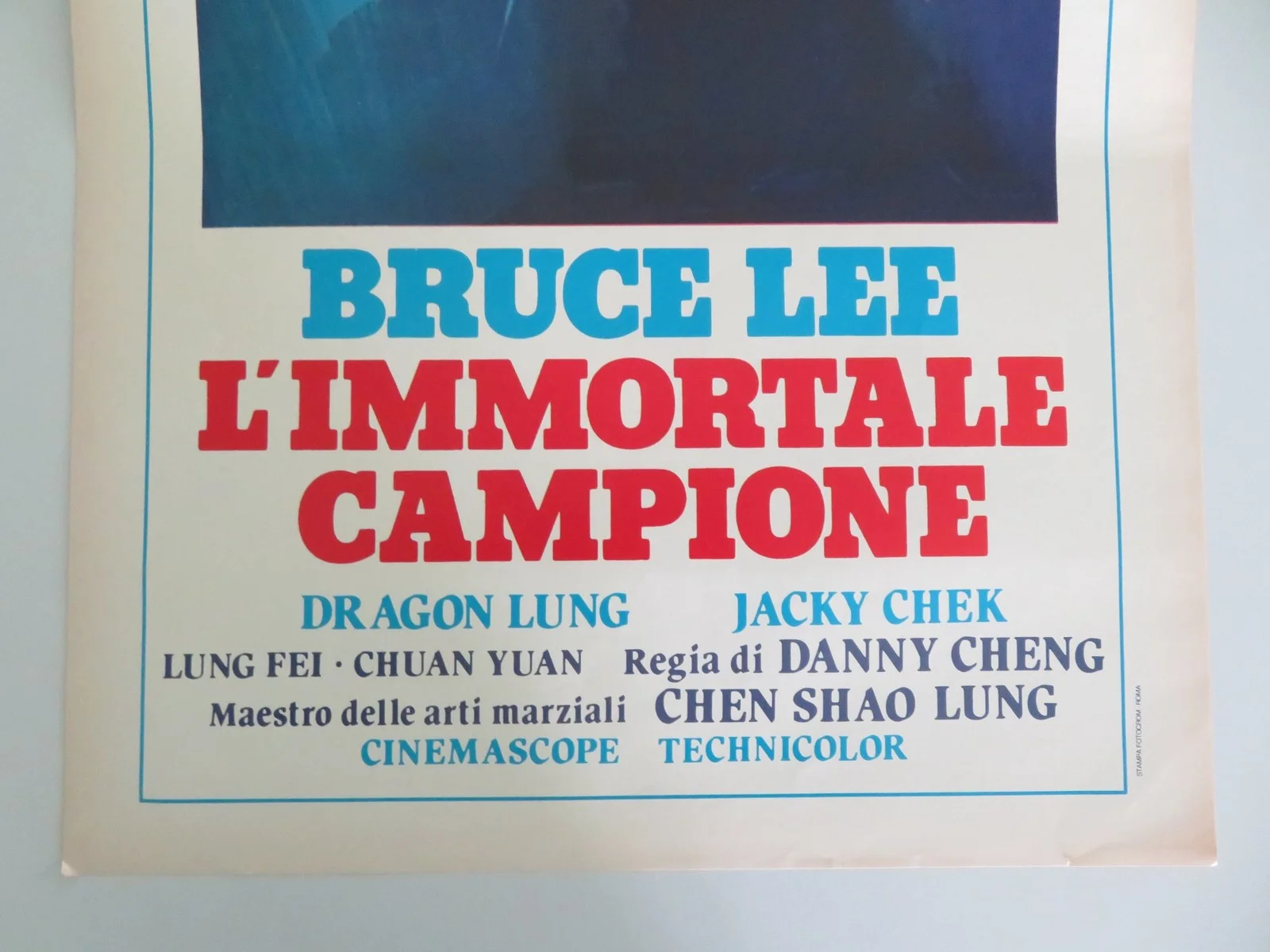 THE DYNAMITE TRIO ITALIAN LOCANDINA POSTER FEI LUNG YUAN CHUAN 1981, изображение 4