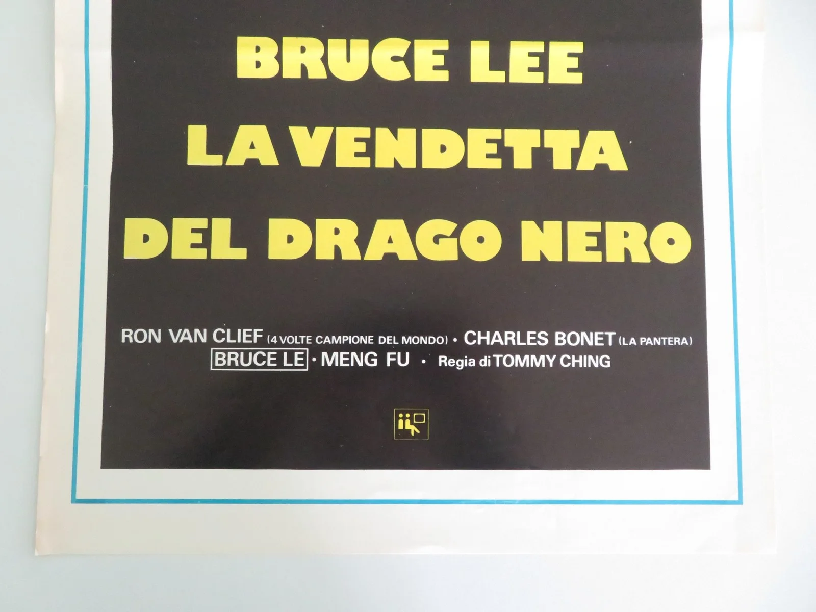 THE BLACK DRAGON'S REVENGE ITALIAN LOCANDINA POSTER RON VAN CLEEF BONET 1981, изображение 4
