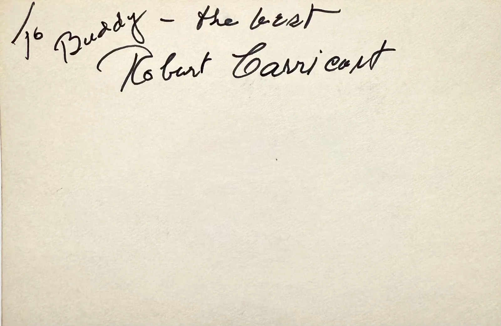 Robert Carricart — ROBERT CARRICART Signed Autographed 4"x 6 INDEX CARD Pepe Cordoza in T.H.E. CAT, изображение 3