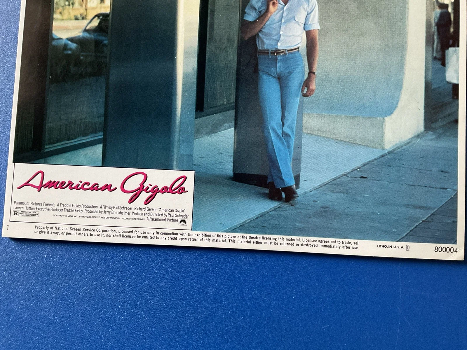 AMERICAN GIGOLO 1980.ORIGINAL SET OF 8 x US LOBBY CARDS. ( 10x 8”) RICHARD GERE, изображение 3