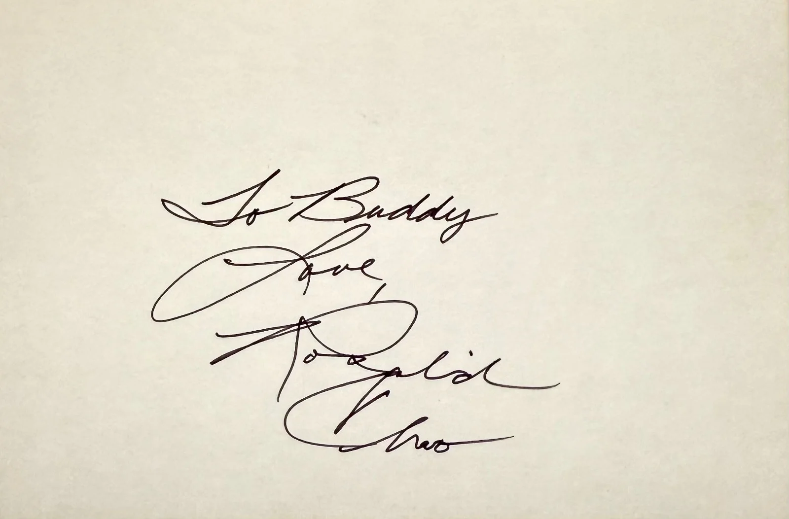 Rosalind Chao — ROSALIND CHAO Signed Autographed 4"x 6" INDEX CARD The Joy Luck Club STAR TREK