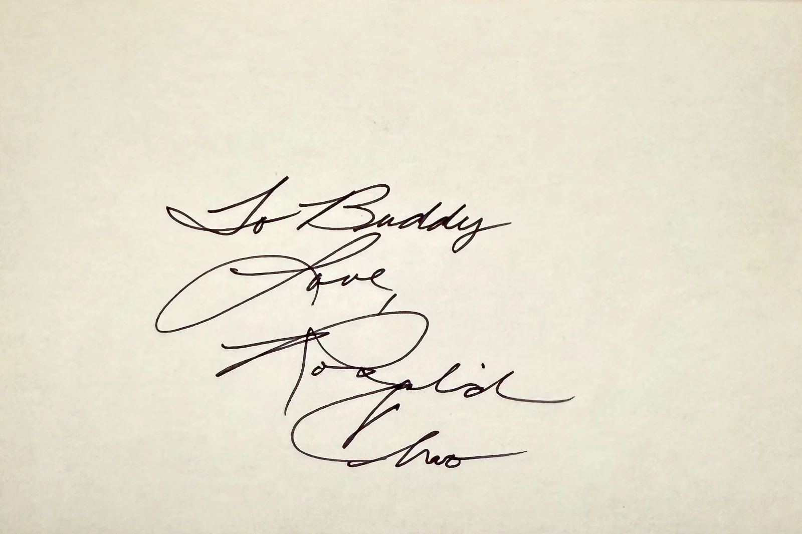 Rosalind Chao — ROSALIND CHAO Signed Autographed 4"x 6" INDEX CARD The Joy Luck Club STAR TREK, изображение 3